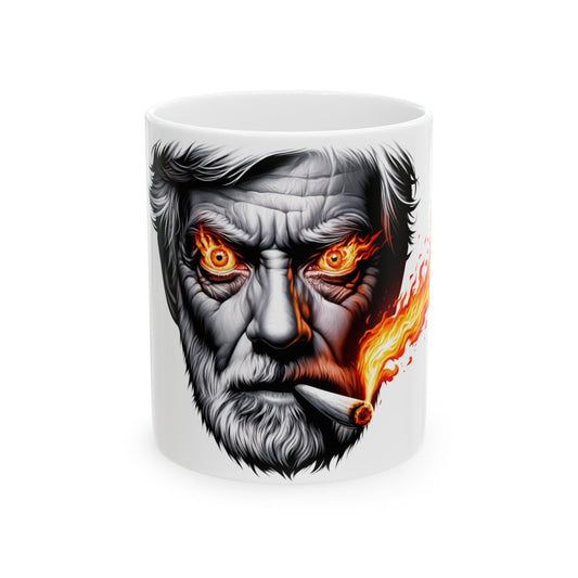 OLD SMOKER MUG - Weed Coffee Mug (11oz)