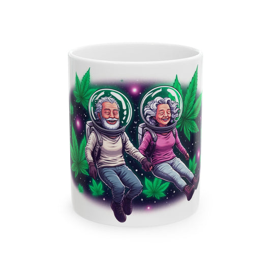 OLD STONER COUPLE - Cannabis Coffee Mug (11oz)