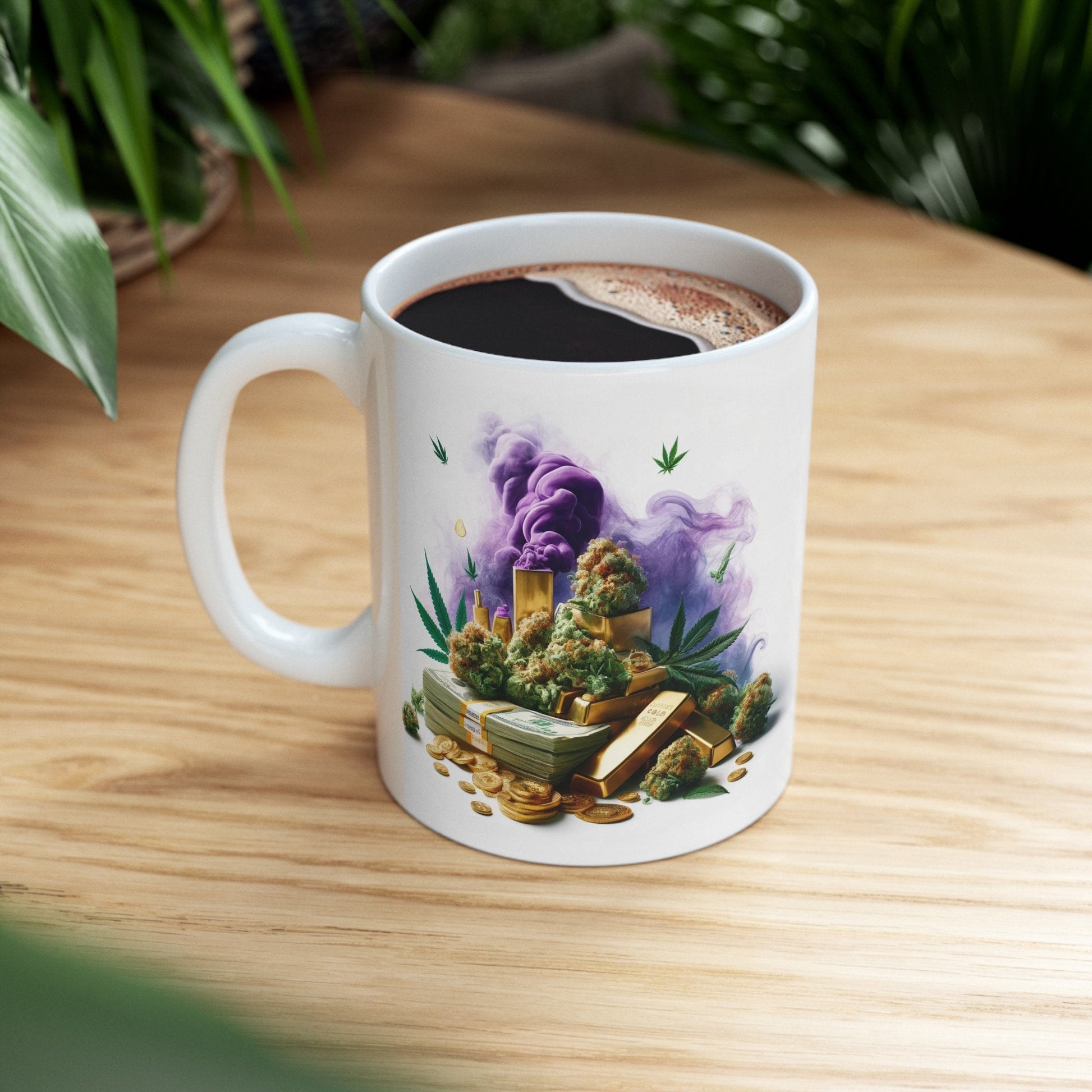 WEED MONEY GOLD Mug - Weed Coffee Mug (11oz)