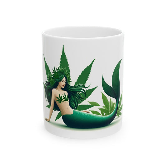 SIMPLE MERMAID Mug - Weed Coffee Mug (11oz)