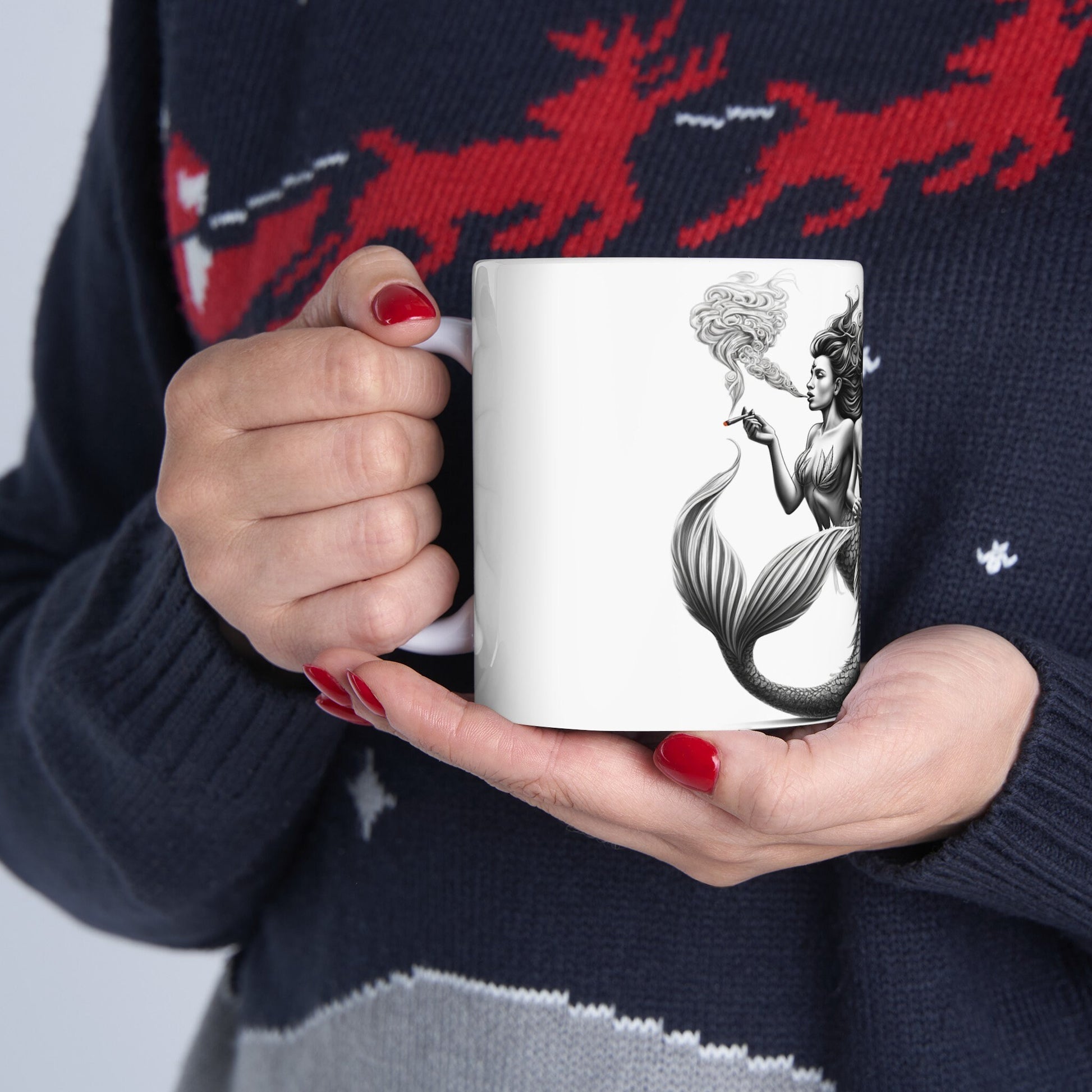 STONER MERMAIDS Mug - Weed Coffee Mug (11oz)