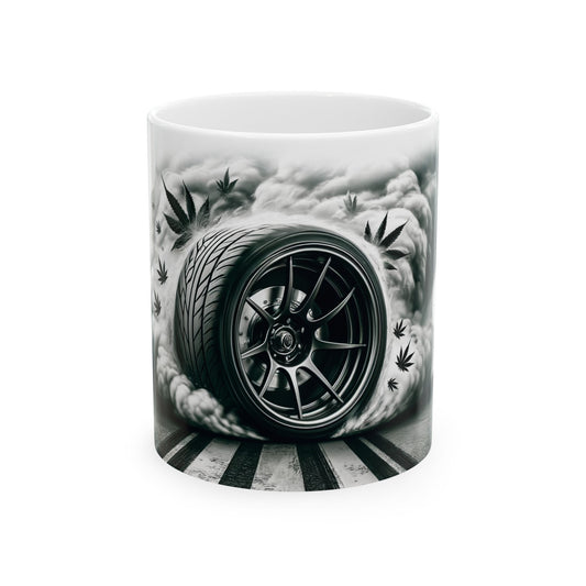 TIRESMOKE WEED Mug - Weed Coffee Mug (11oz)