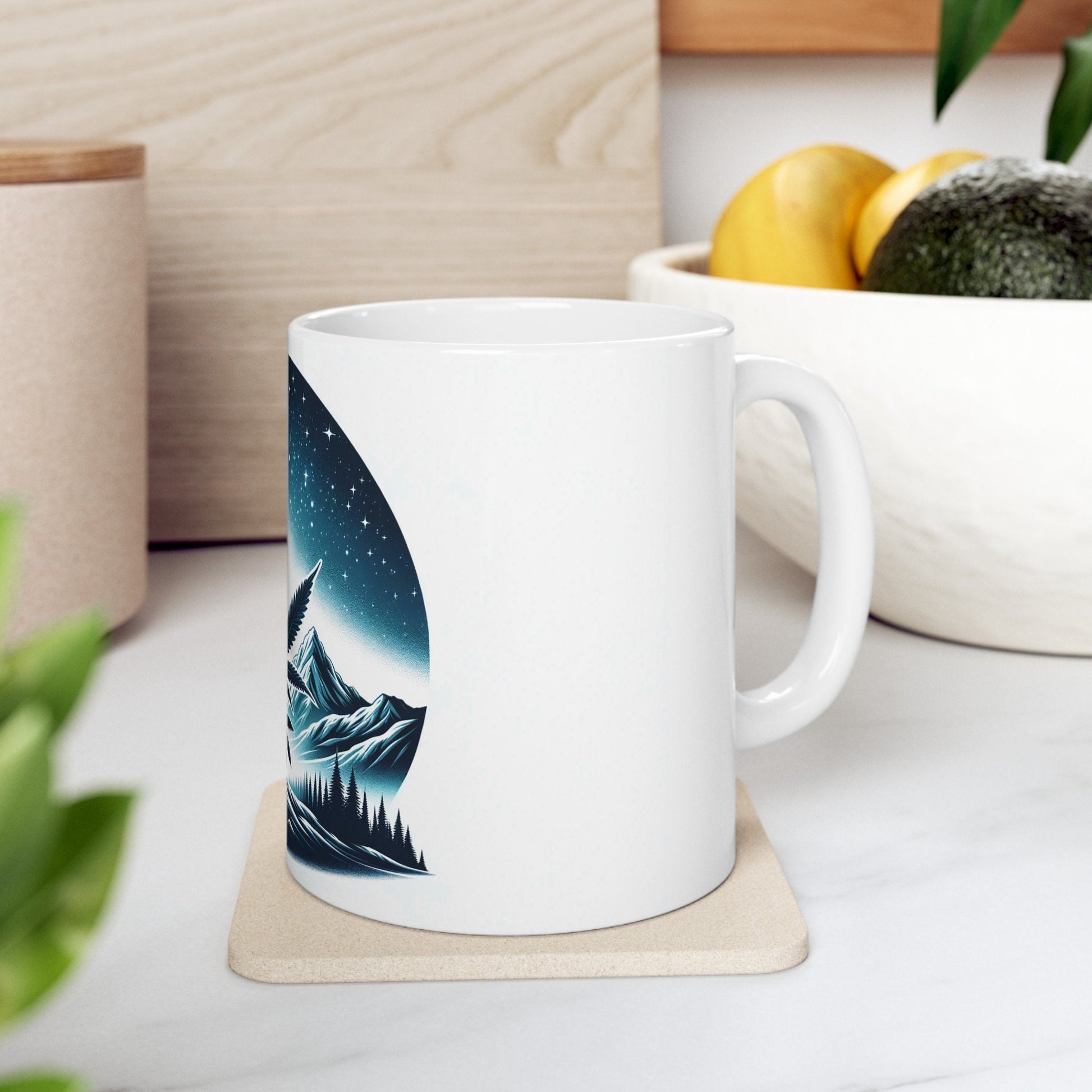 NIGHT MOUNTAINS Mug - Weed Coffee Mug (11oz)