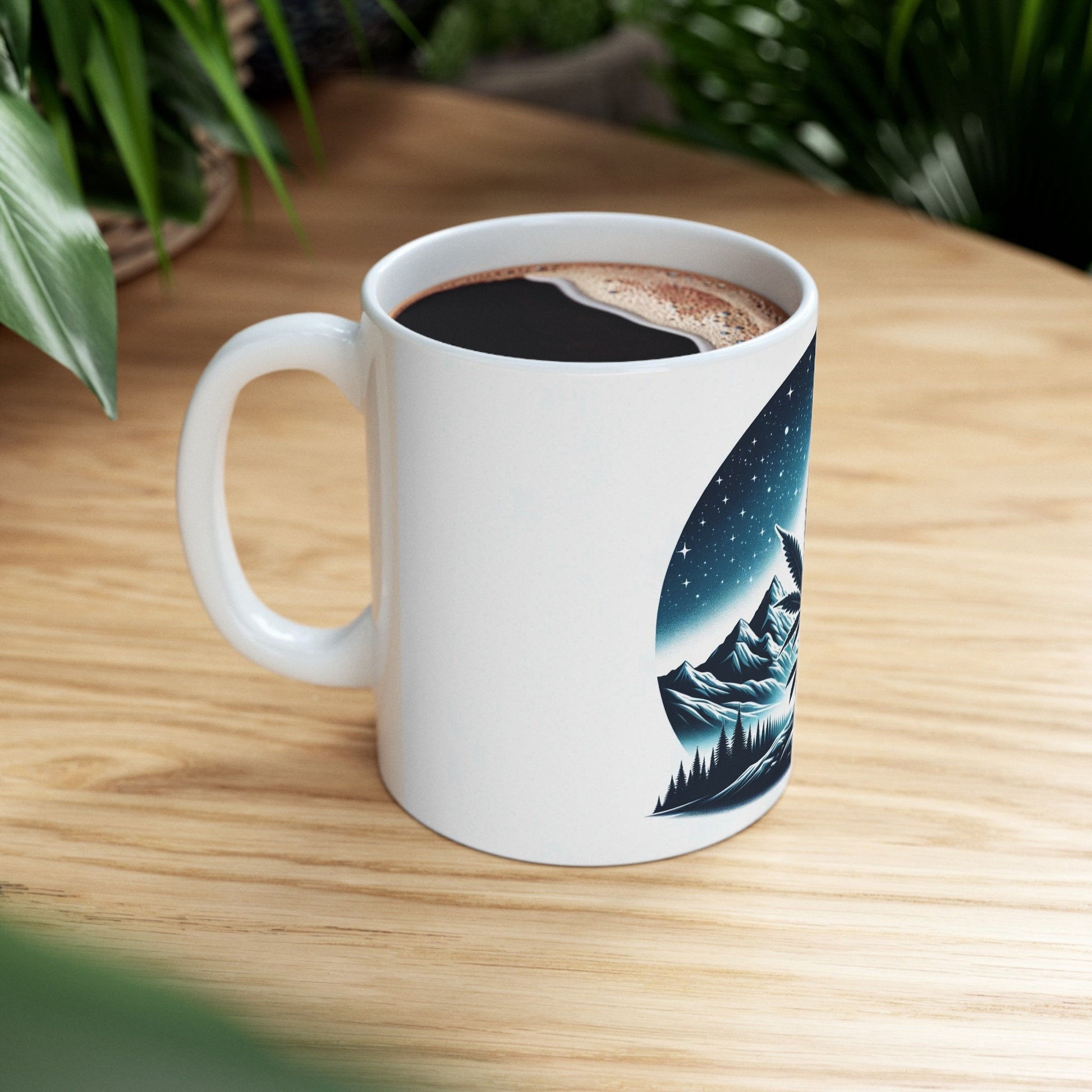 NIGHT MOUNTAINS Mug - Weed Coffee Mug (11oz)