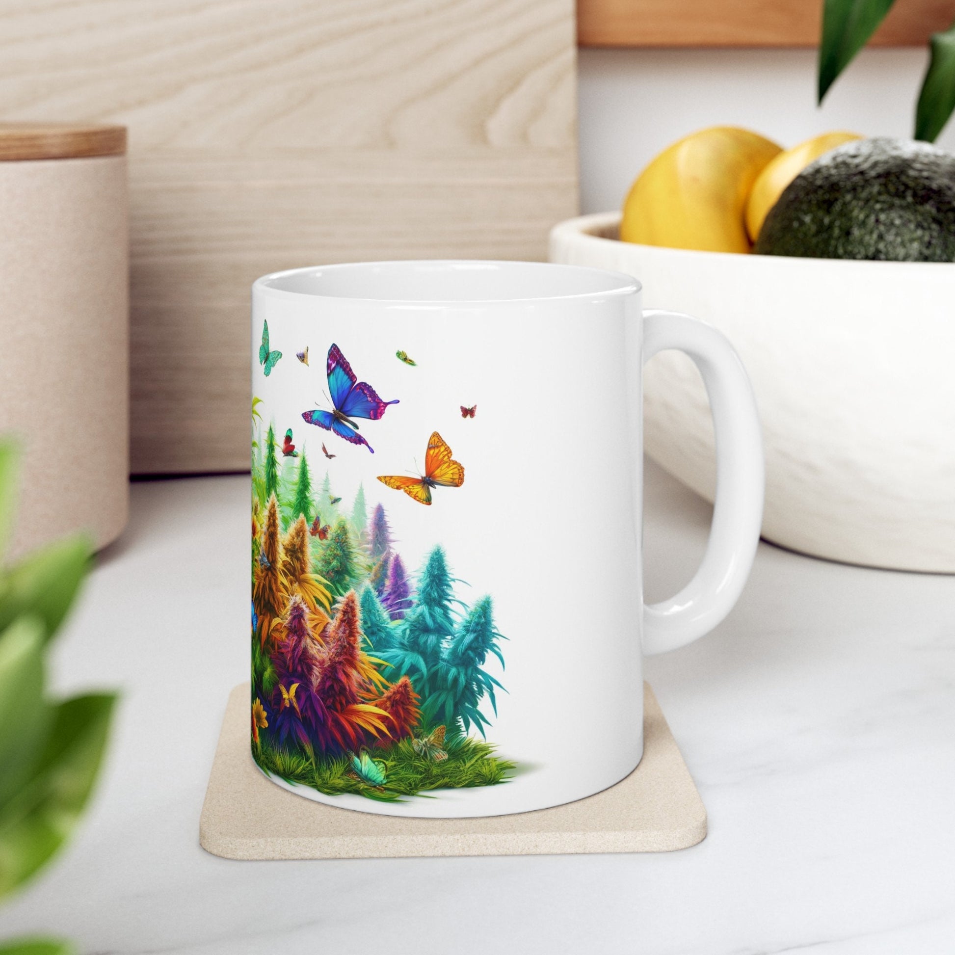 PEACEFUL WEED Mug - Weed Coffee Mug (11oz)