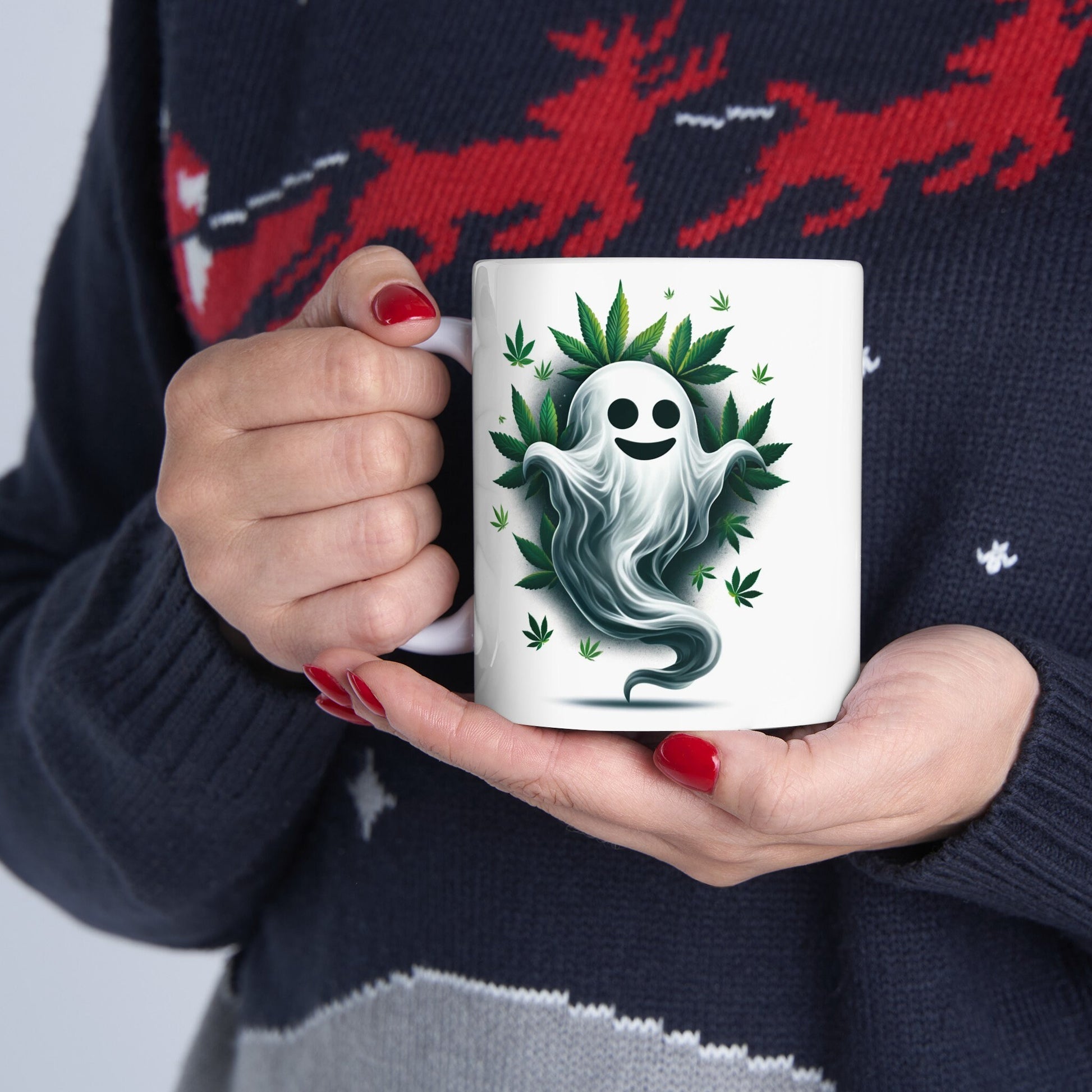 WEED GHOST - Weed Coffee Mug (11oz)
