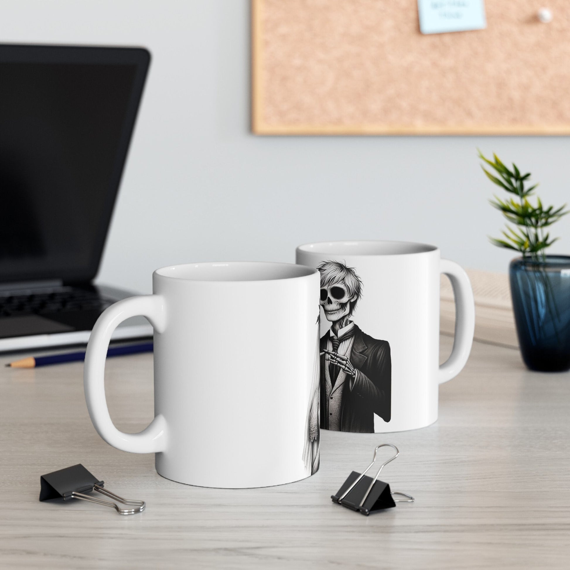 SKELETONS STONER WEDDING - Weed Coffee Mug (11oz)