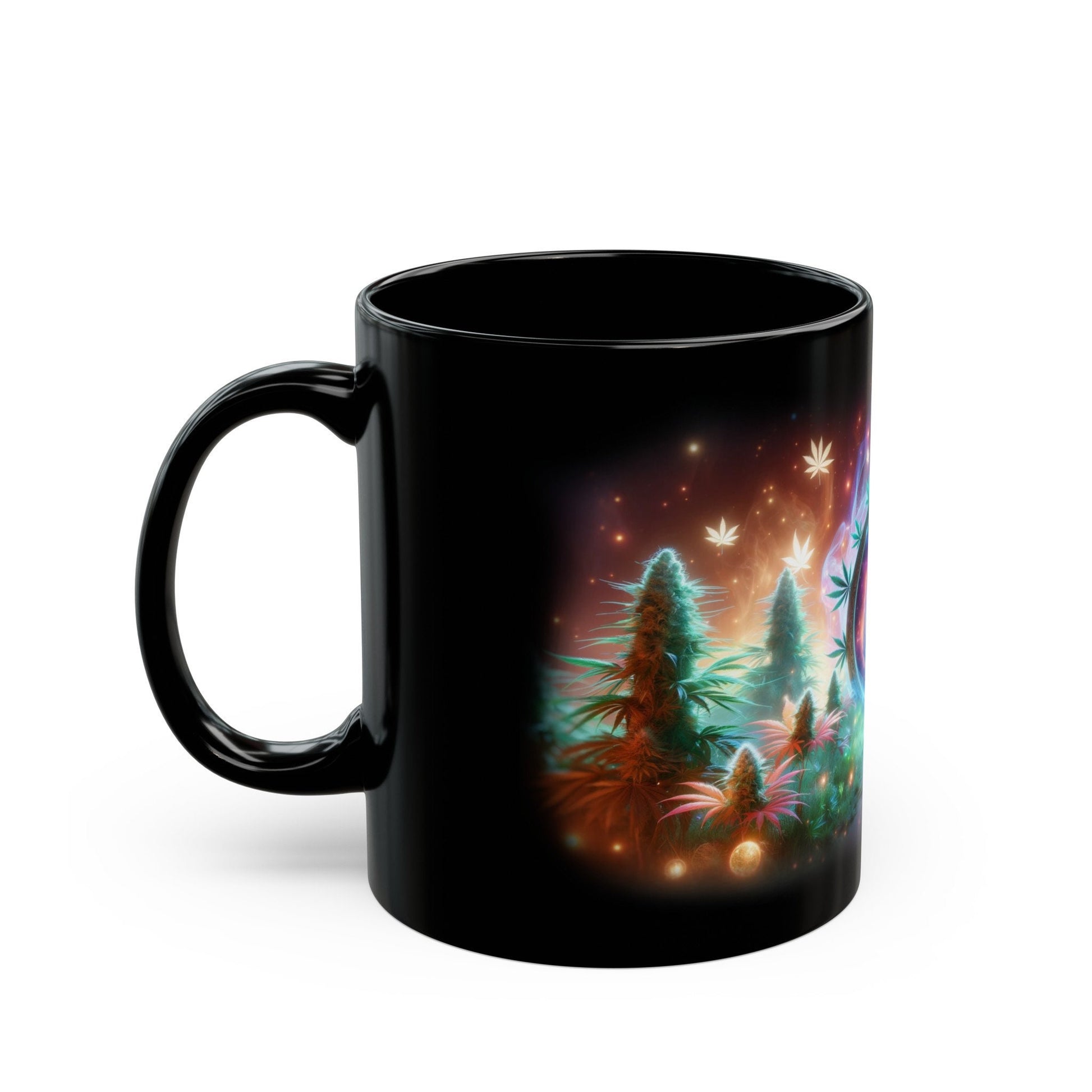 WEED PORTAL MUG - Weed Coffee Mug (11oz) BLACK