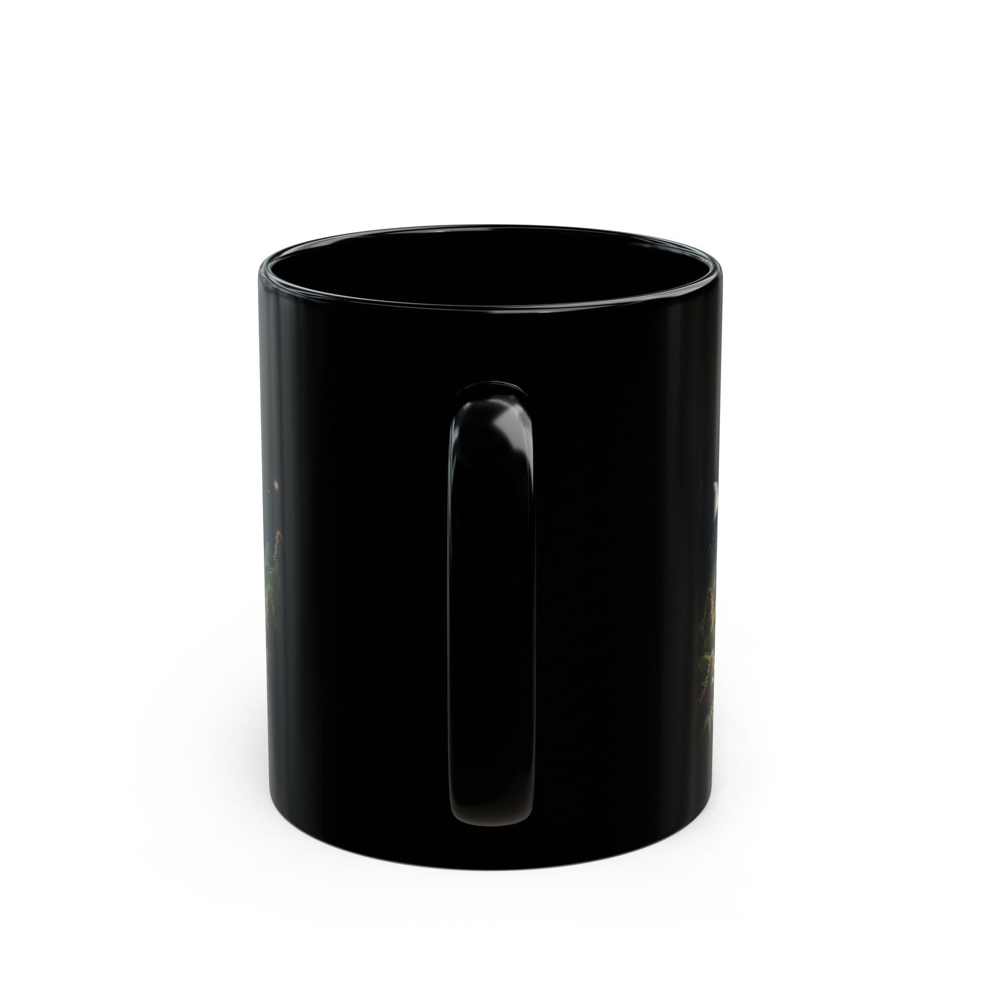 SPACE WEED MUG - 420 Coffee Mugs (11oz) BLACK