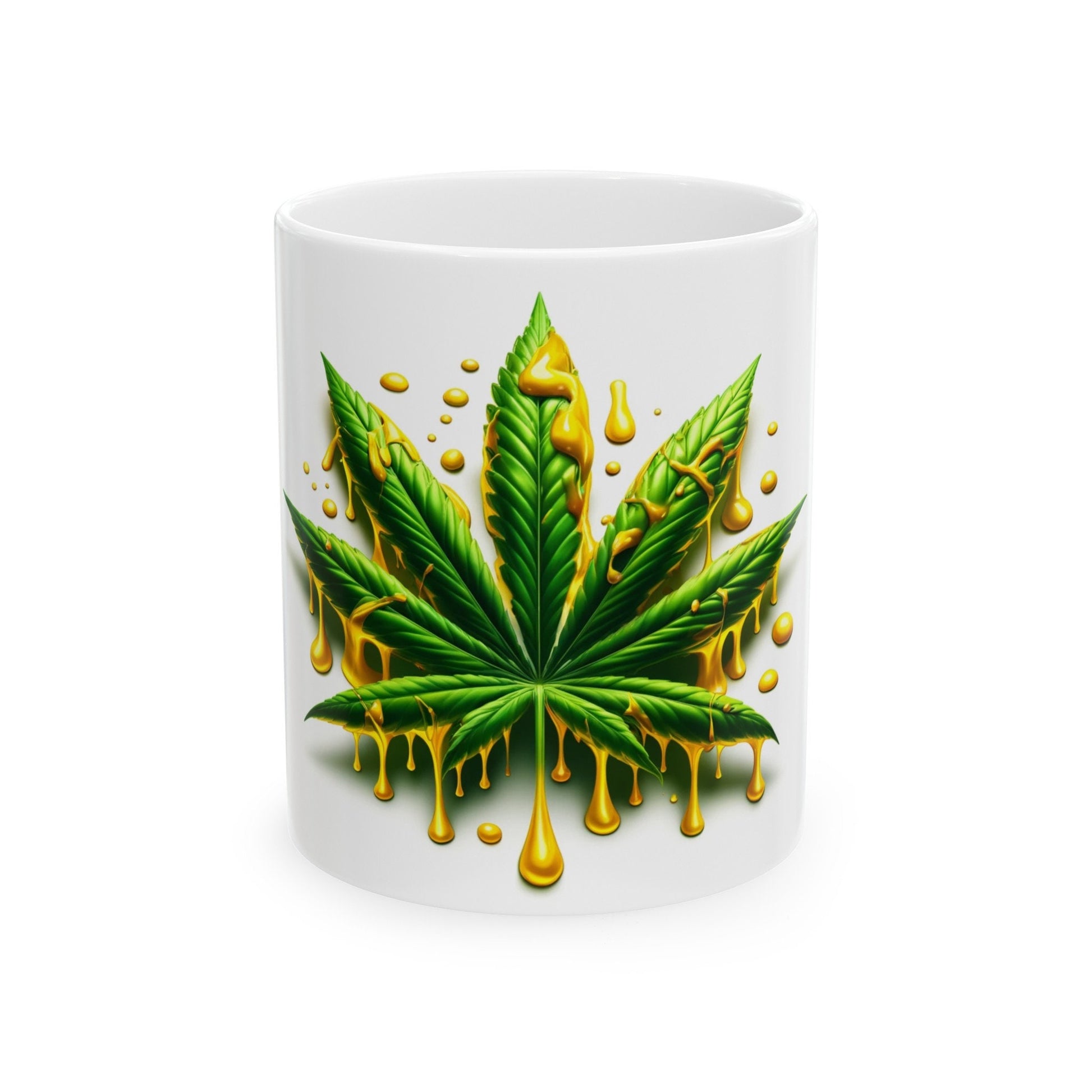WAXY WEED LEAF - Weed Coffee Mug (11oz)