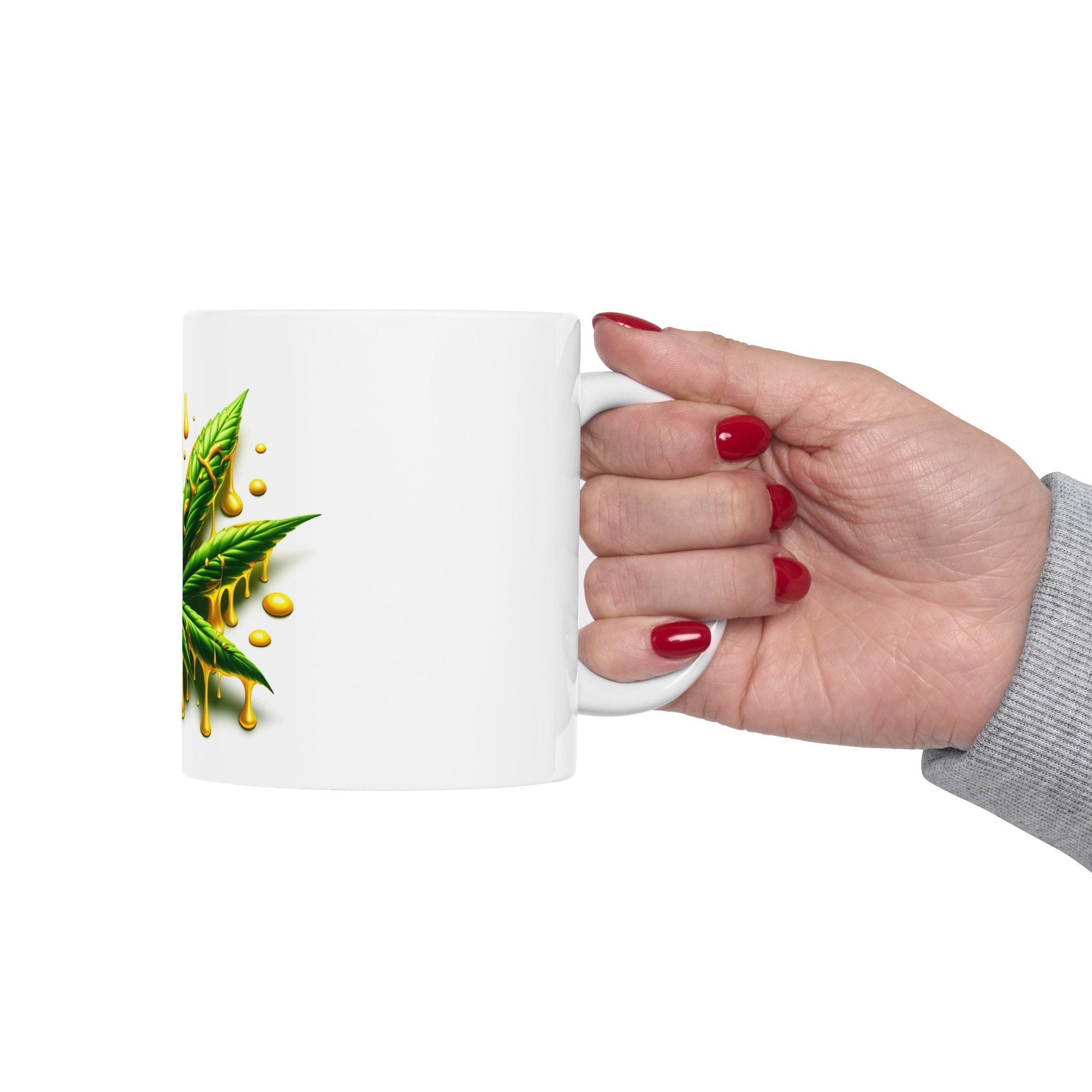 WAXY WEED LEAF - Weed Coffee Mug (11oz)
