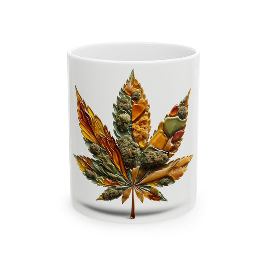 WAXY WEED LEAF - Weed Coffee Mug (11oz)