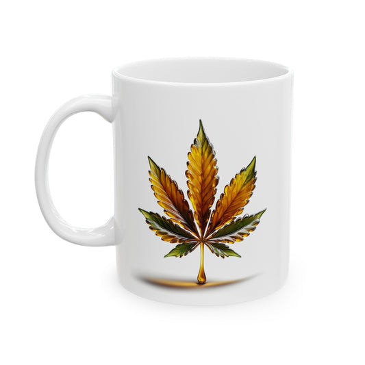 WEED WAX LEAF - Weed Coffee Mug (11oz)