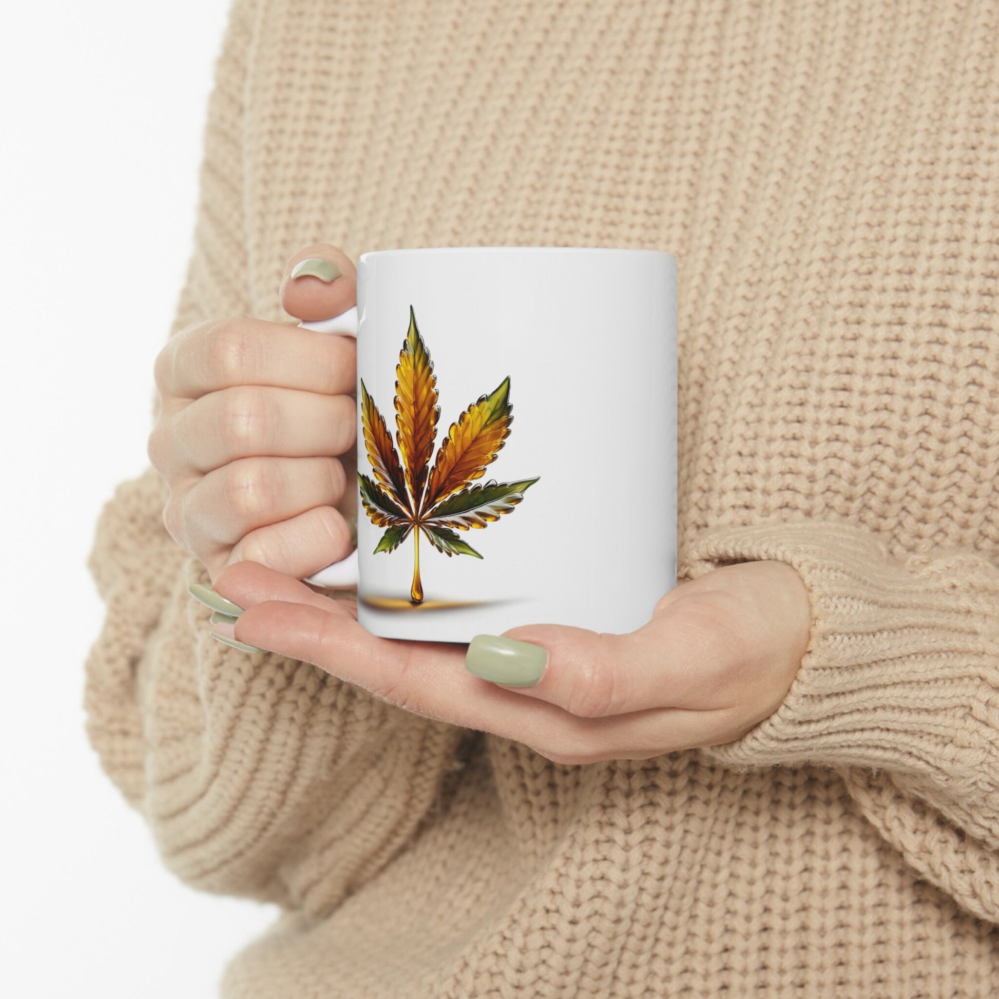 WEED WAX LEAF - Weed Coffee Mug (11oz)