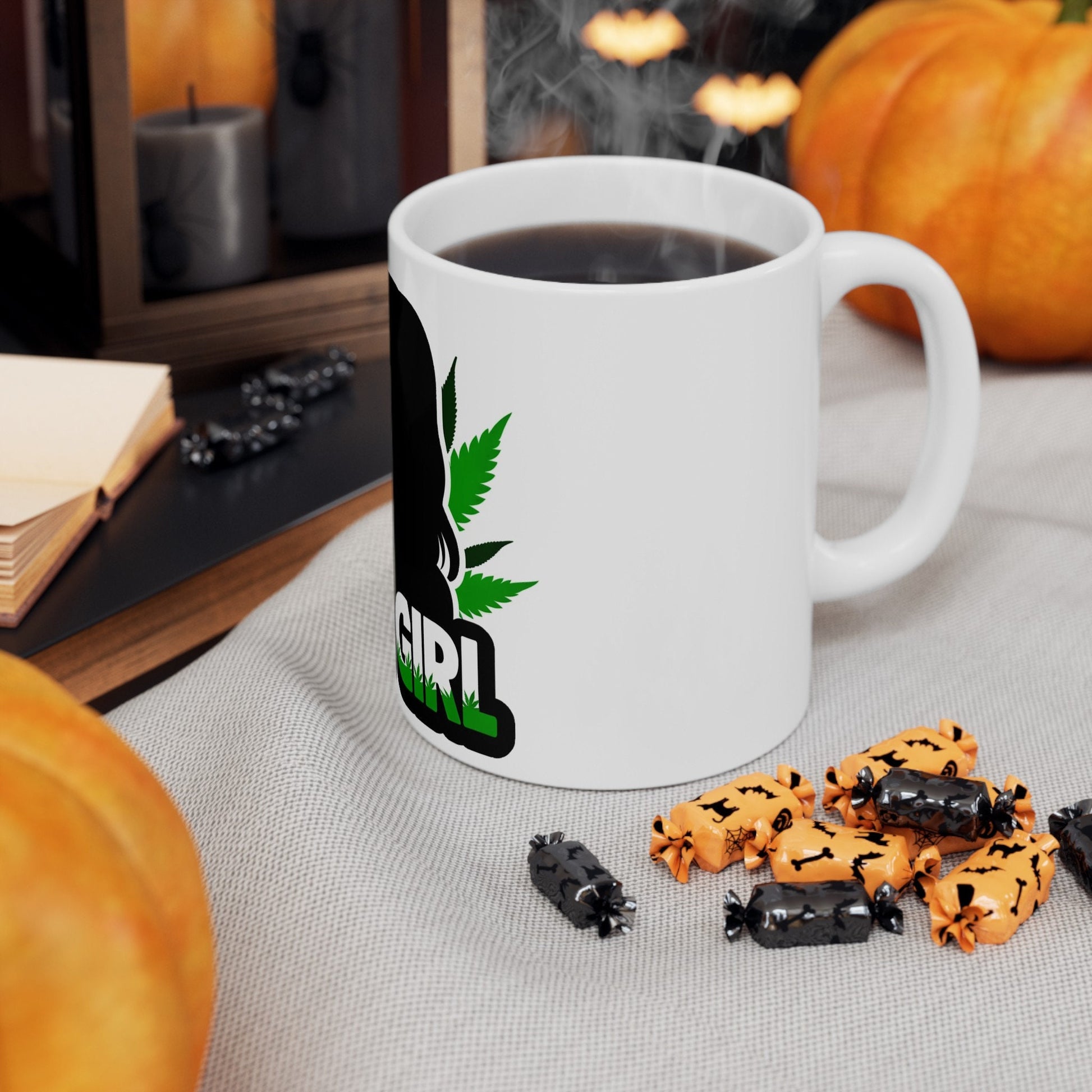 DANK GIRL Mug - Weed Coffee Mug (11oz)