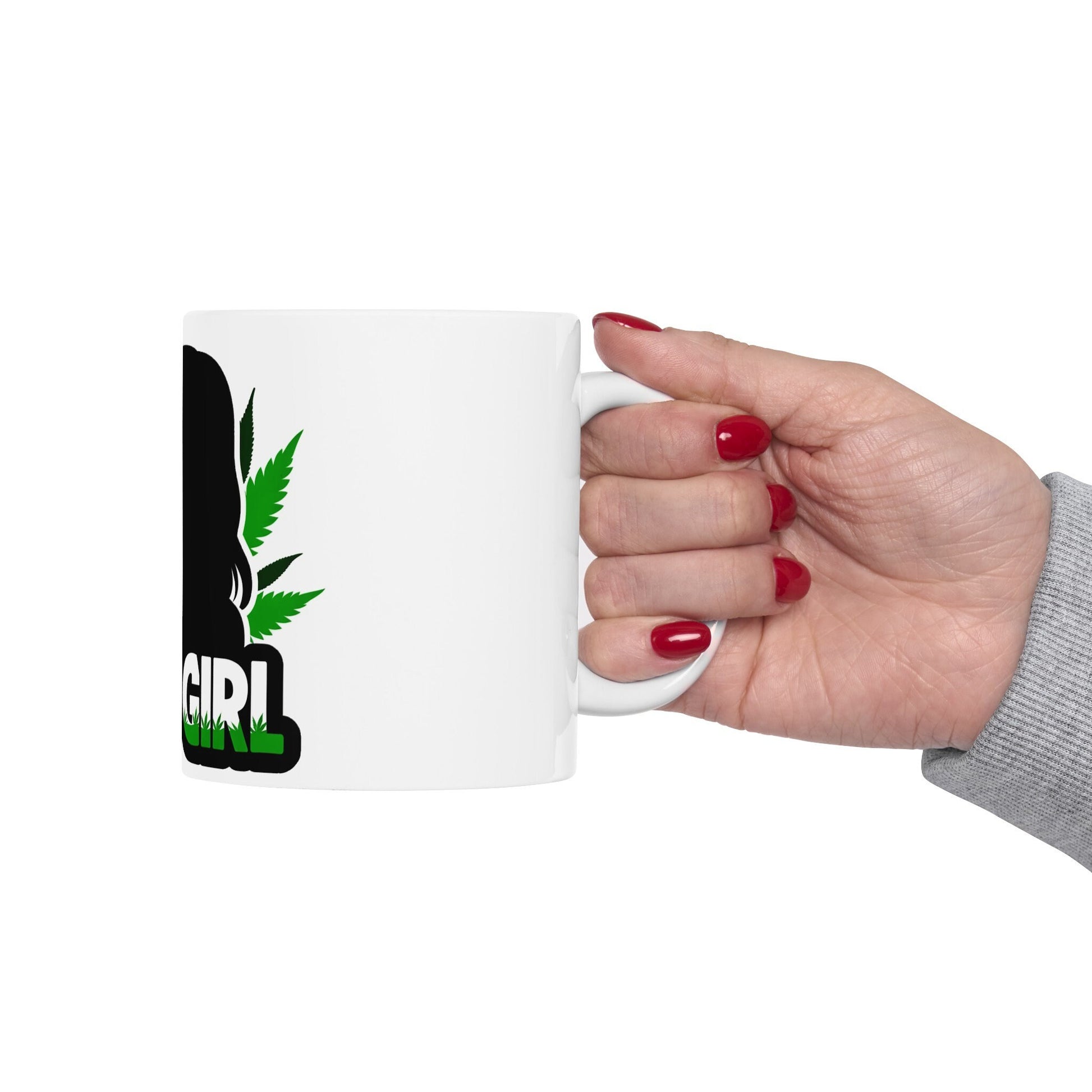 DANK GIRL Mug - Weed Coffee Mug (11oz)