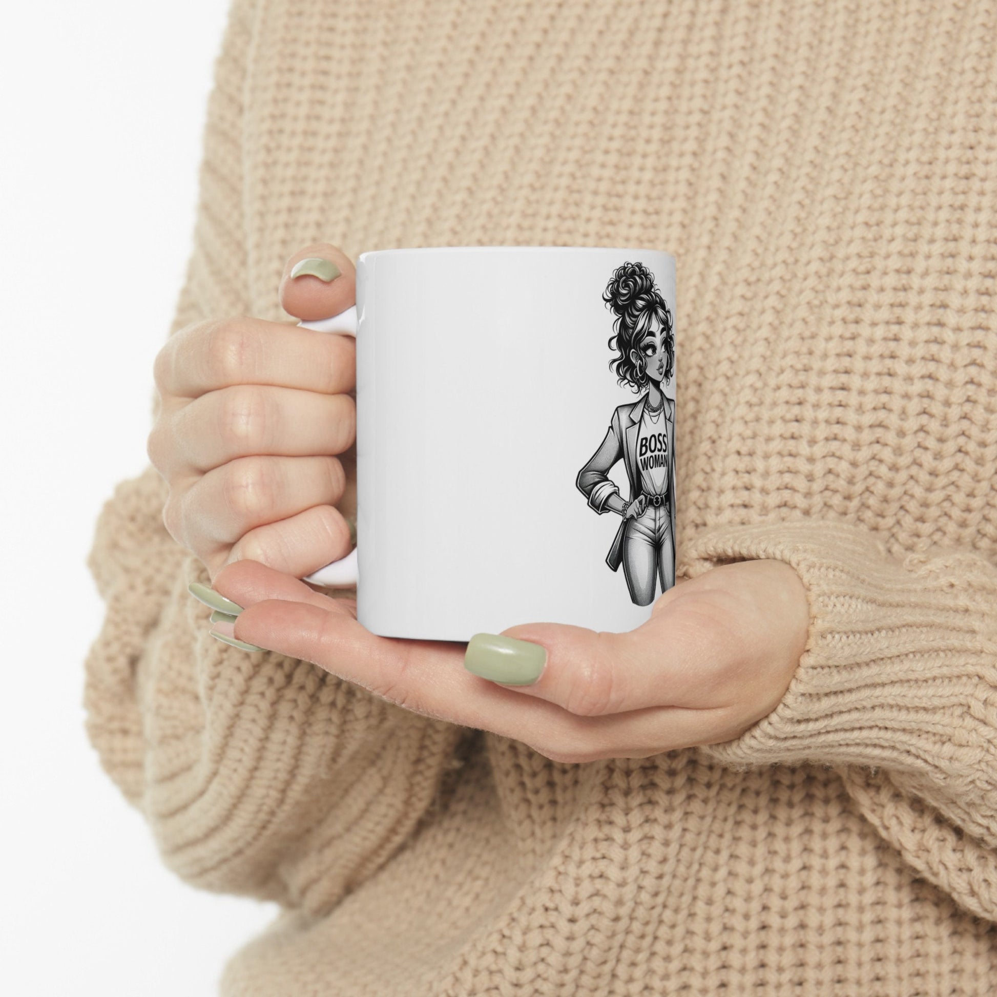 BOSS WOMAN Mug - Weed Coffee Mug (11oz)