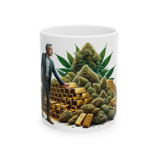 GOLD and WEED - Weed Coffee Mug (11oz)