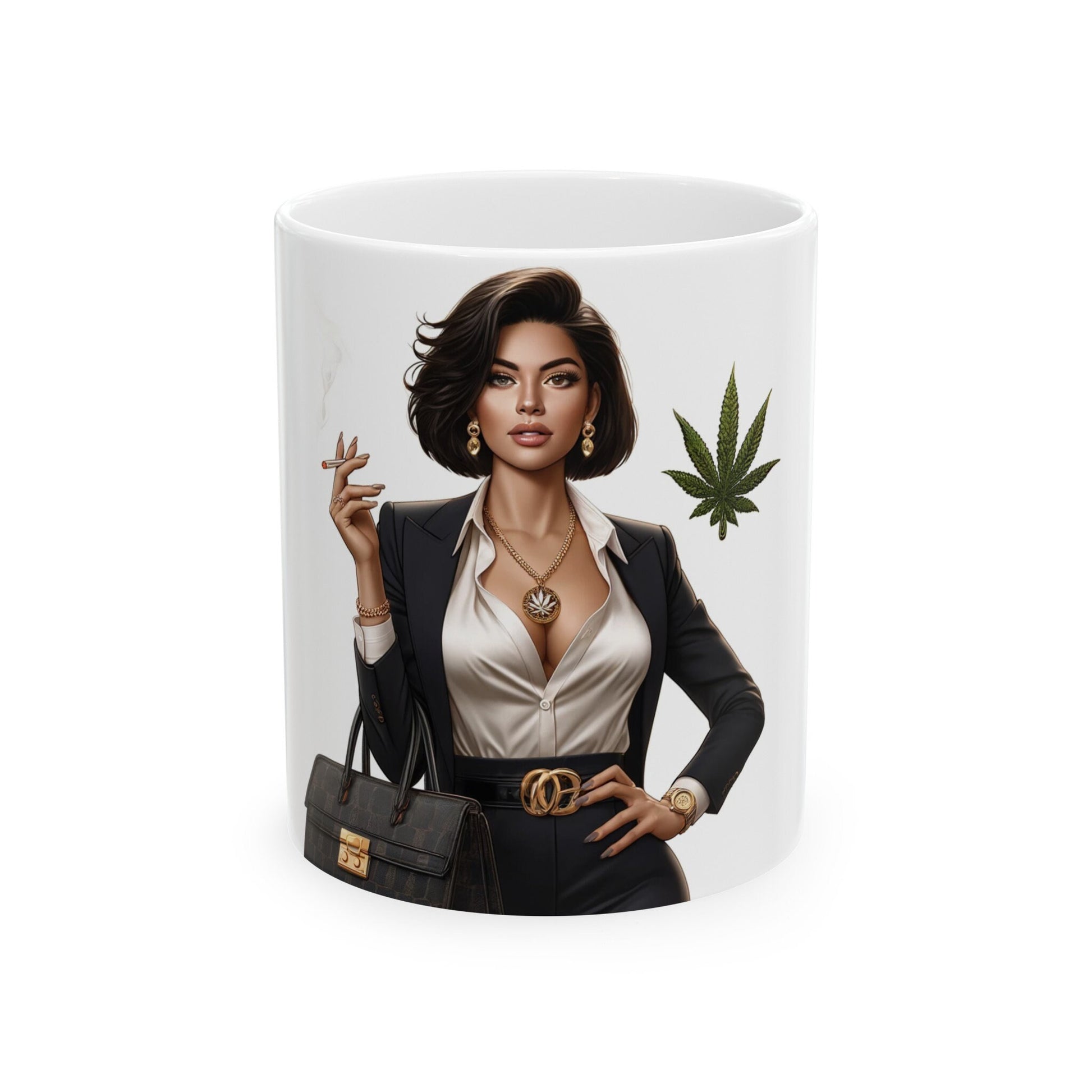 BOSS LADY Mug - Weed Coffee Mug (11oz)