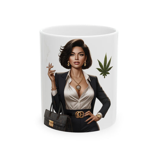 BOSS LADY Mug - Weed Coffee Mug (11oz)