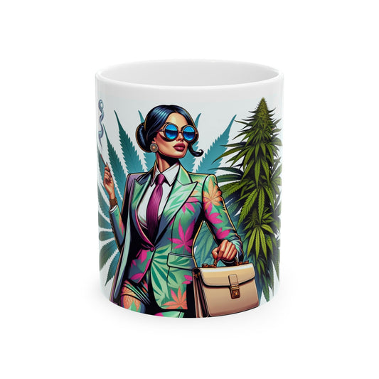 BOSS LADY Mug - Weed Coffee Mug (11oz)