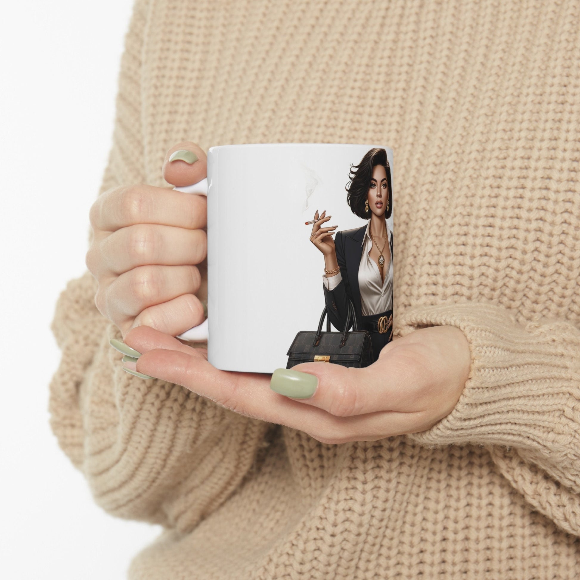 BOSS LADY Mug - Weed Coffee Mug (11oz)