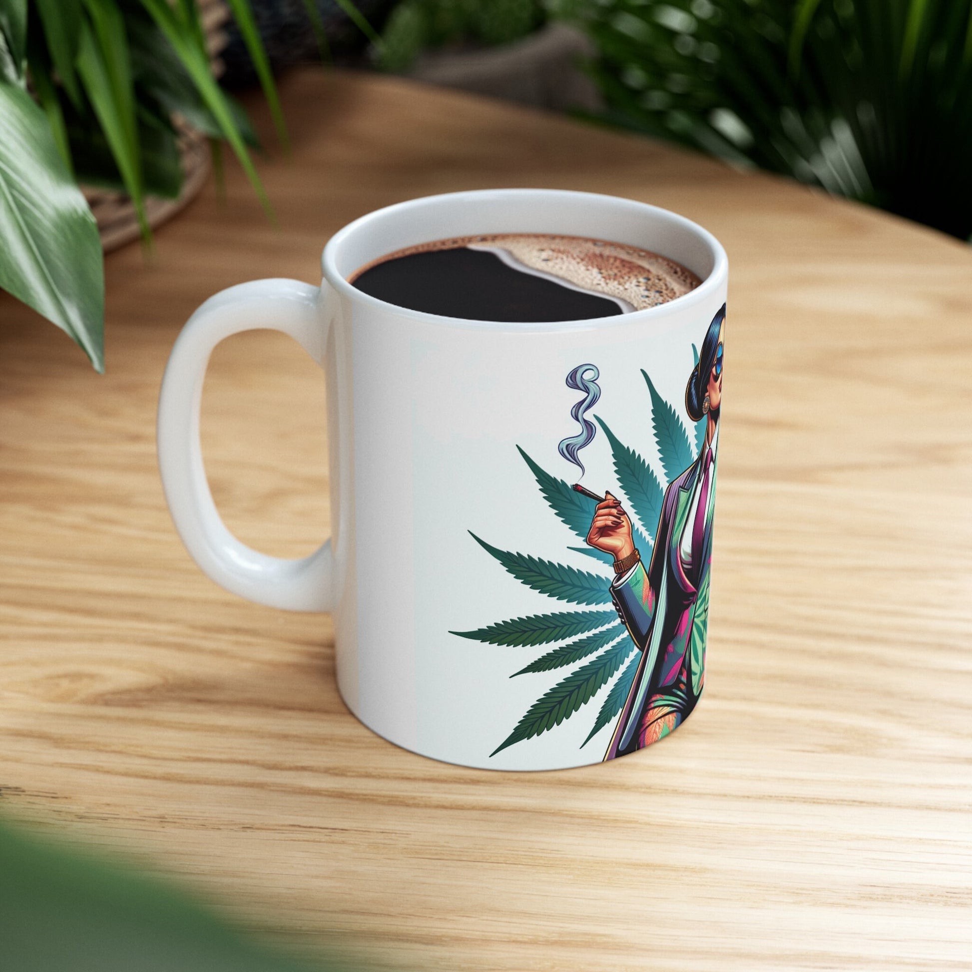 BOSS LADY Mug - Weed Coffee Mug (11oz)