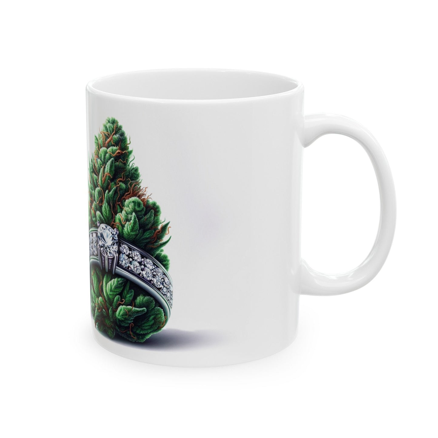 WEED WEDDING RINGS - Weed Coffee Mug (11oz)
