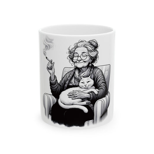STONER GRANNY - Weed Coffee Mug (11oz)