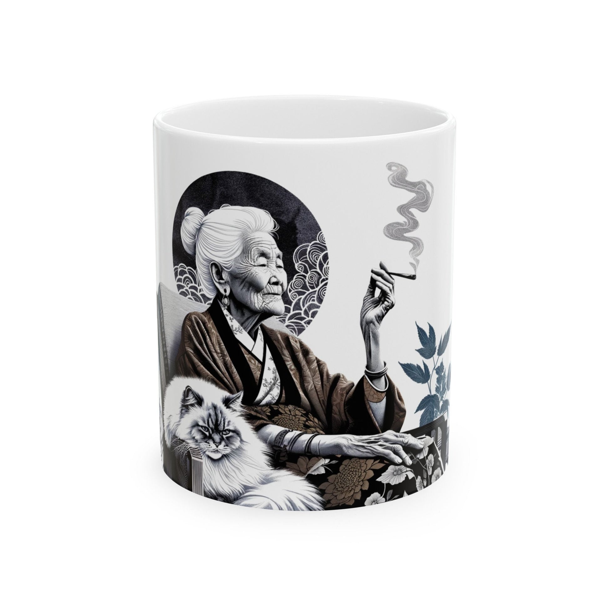 STONER CAT LADY - Weed Coffee Mug (11oz)