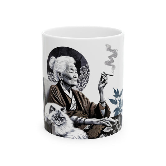 STONER CAT LADY - Weed Coffee Mug (11oz)