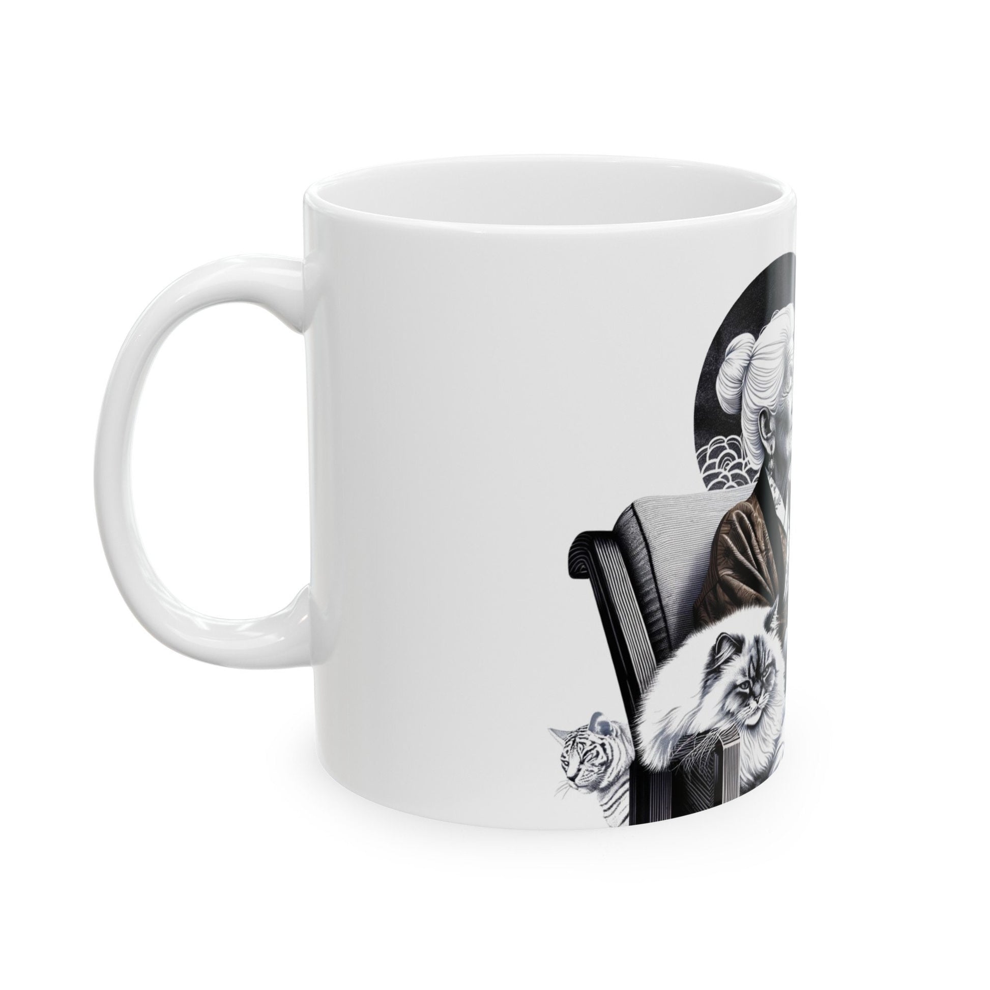 STONER CAT LADY - Weed Coffee Mug (11oz)