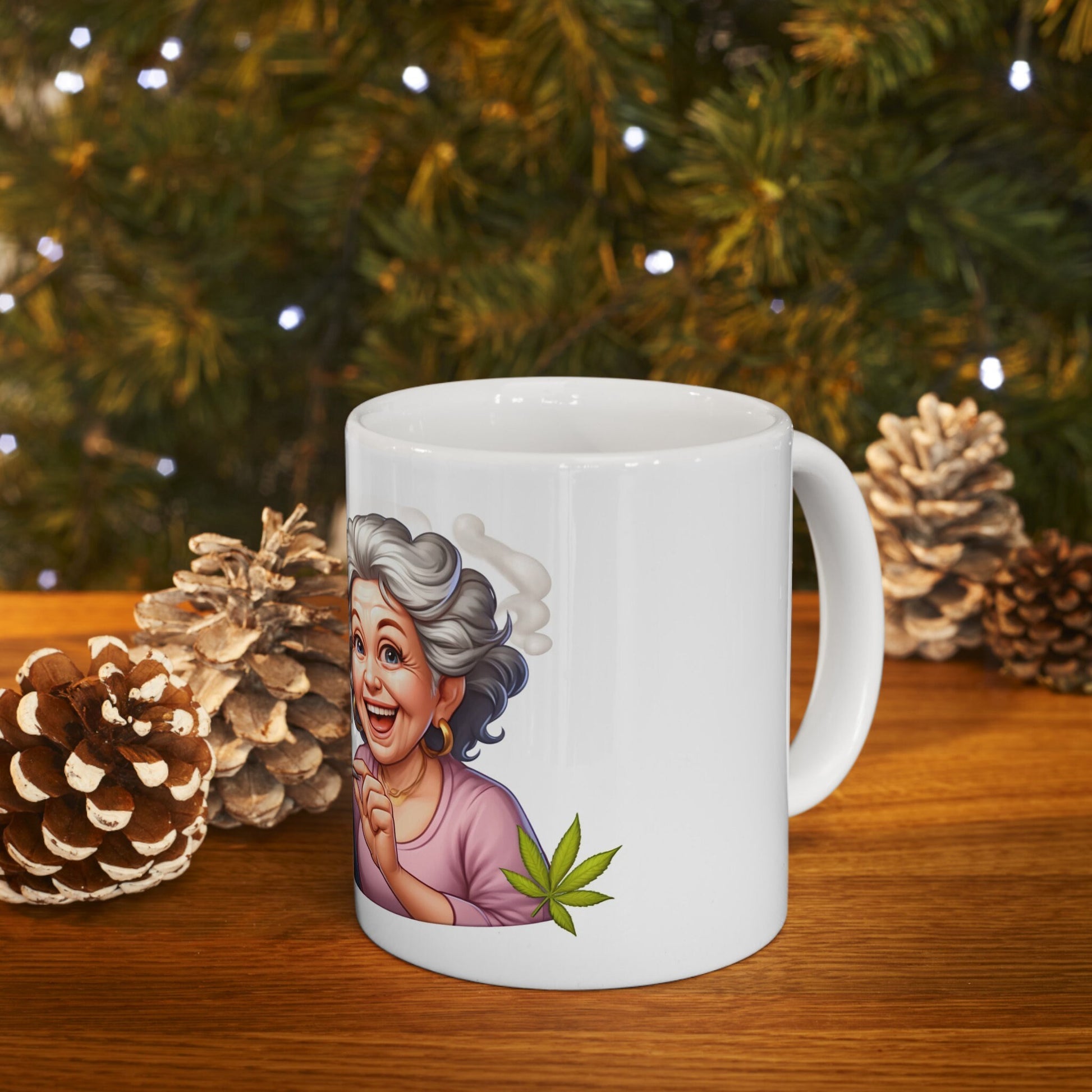 OLD STONER COUPLE - Weed Coffee Mug (11oz)