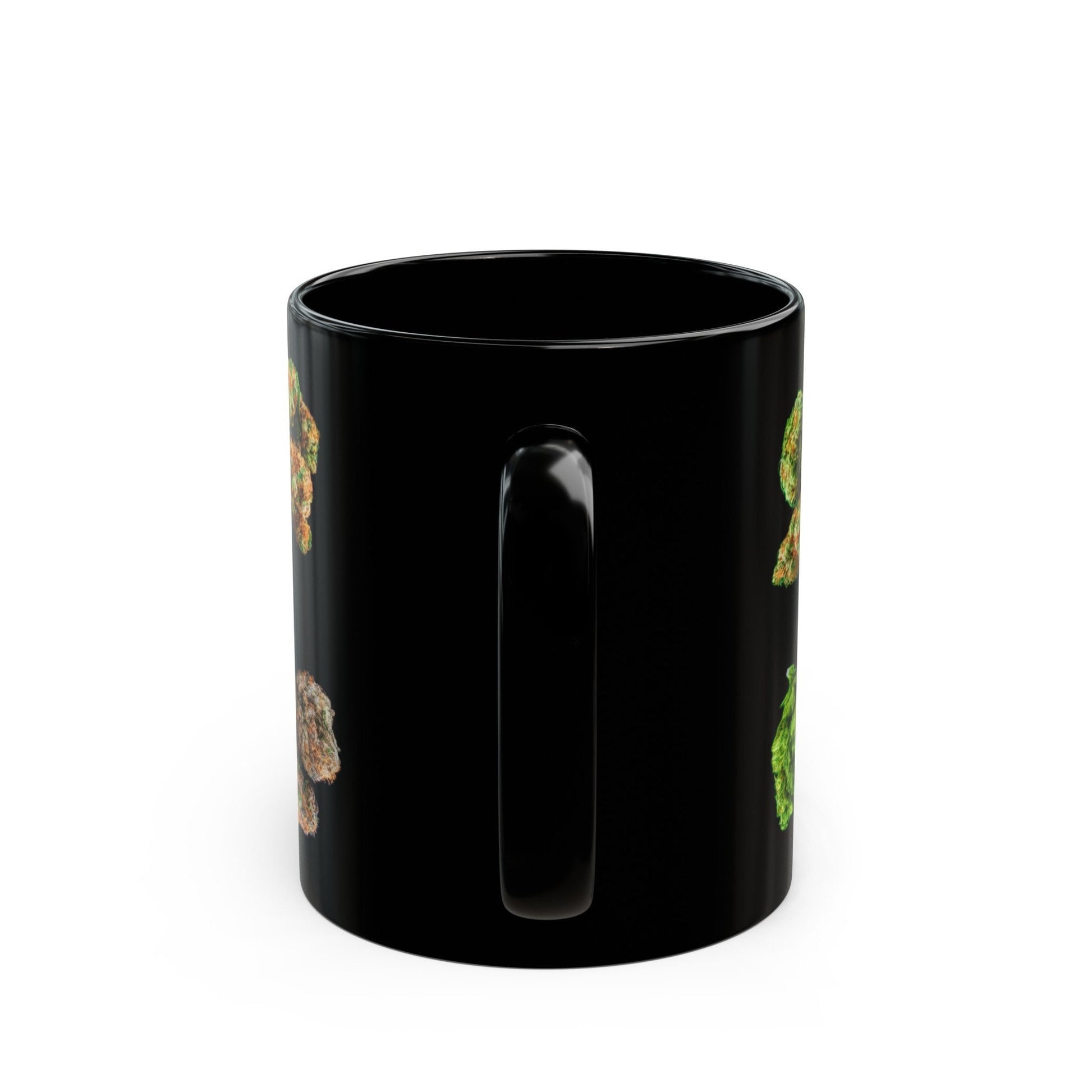 WEED NUG STRAINS - Weed Coffee Mug (11oz) BLACK