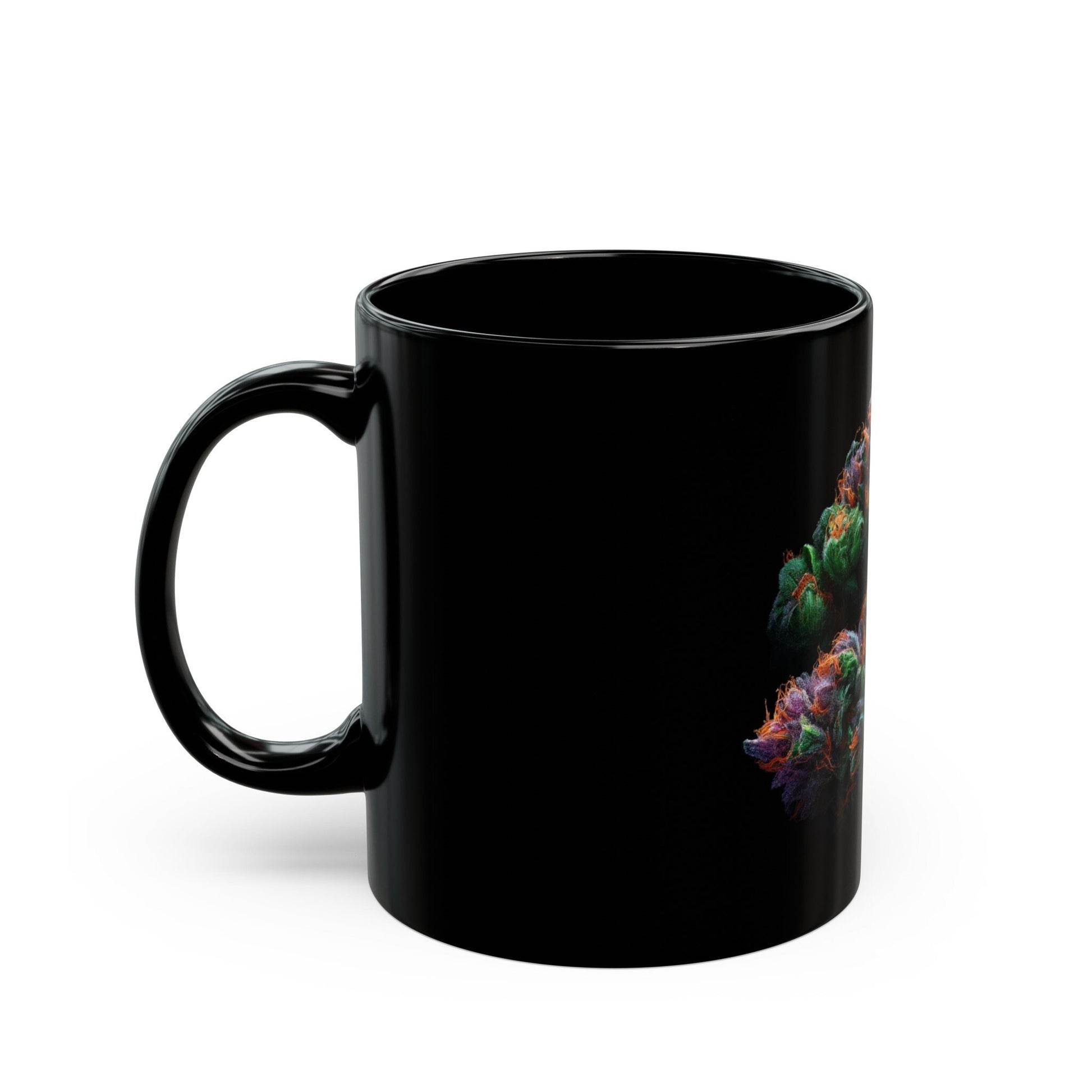 PRETTY WEED NUGS - Weed Coffee Mug (11oz) BLACK