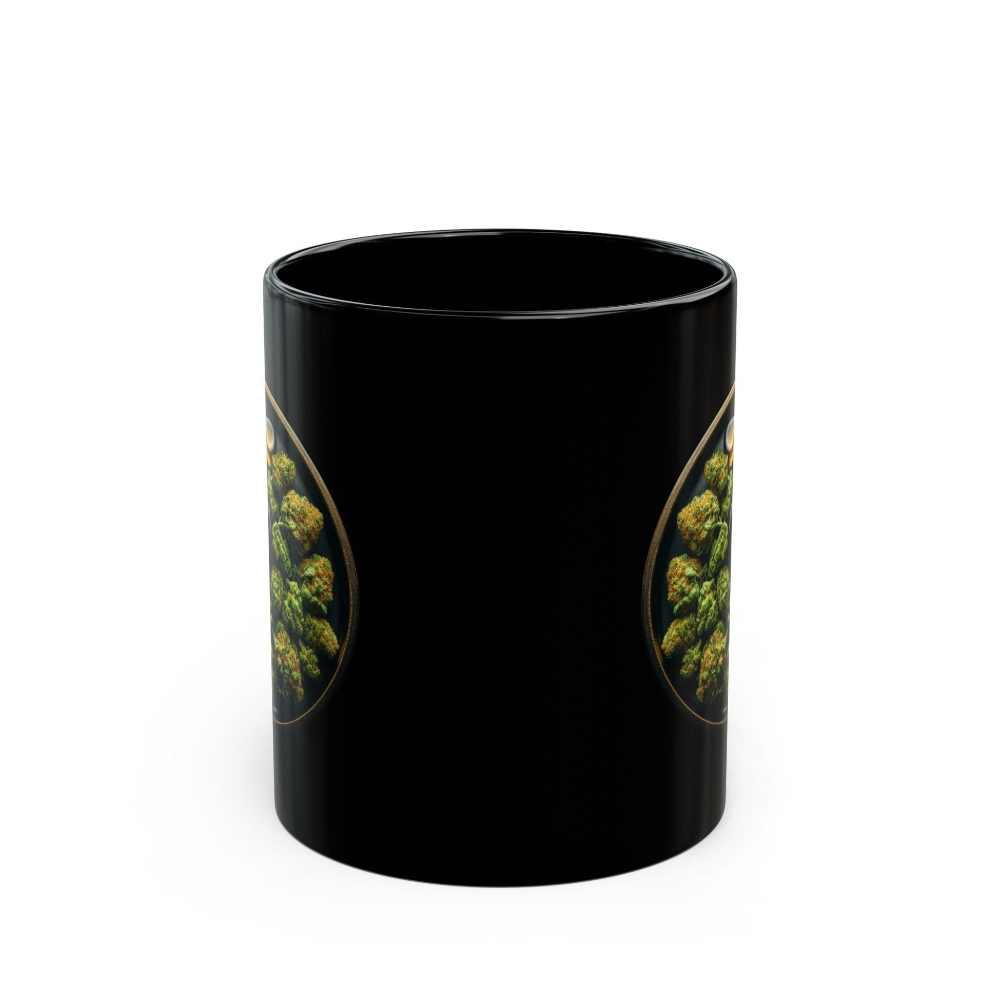 WEED WAX MUG - Weed Coffee Mug (11oz) BLACK