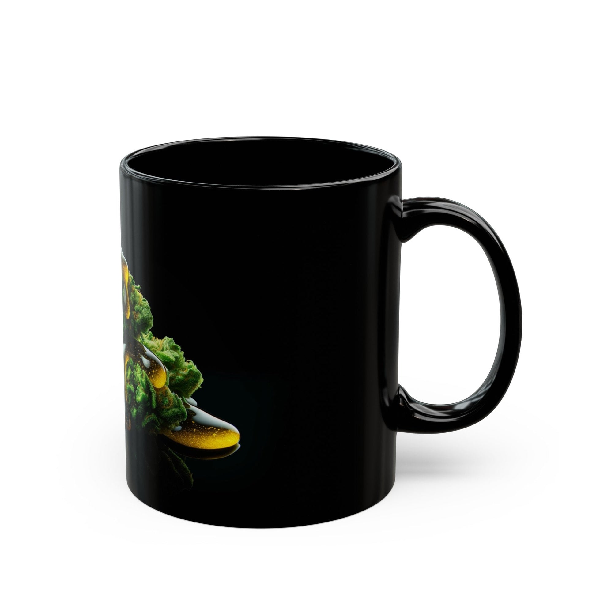 WAXY WEED NUG - Weed Coffee Mug (11oz) BLACK