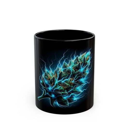 ELECTRIC WEED NUG - Weed Coffee Mug (11oz) BLACK