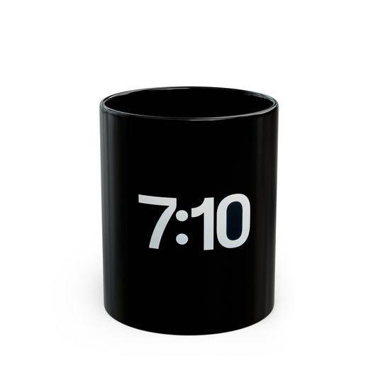 7:10 - WEED/WAX Coffee Mugs (11oz) BLACK