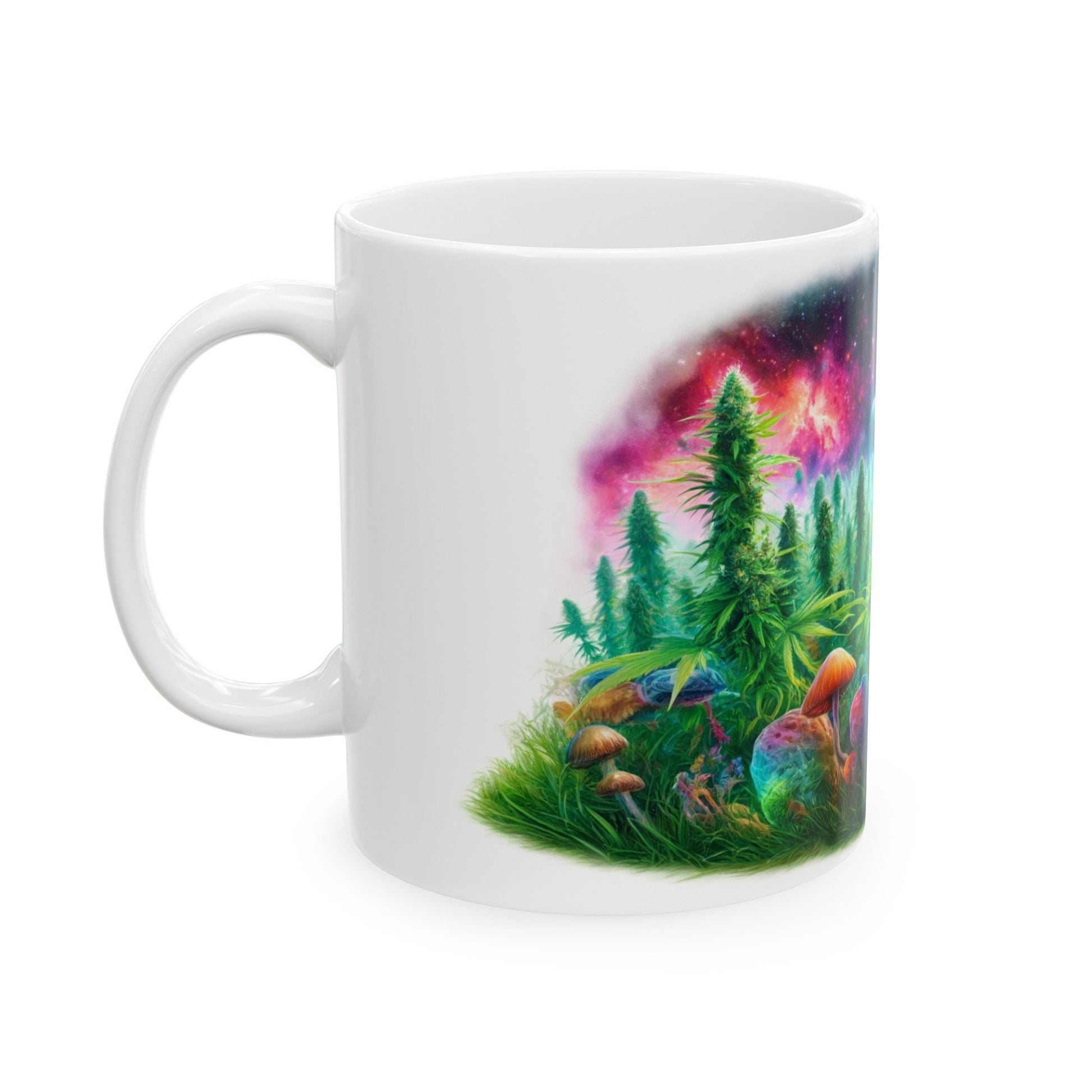 420 SPACE SHROOMS - Coffee Weed Mug (11oz)