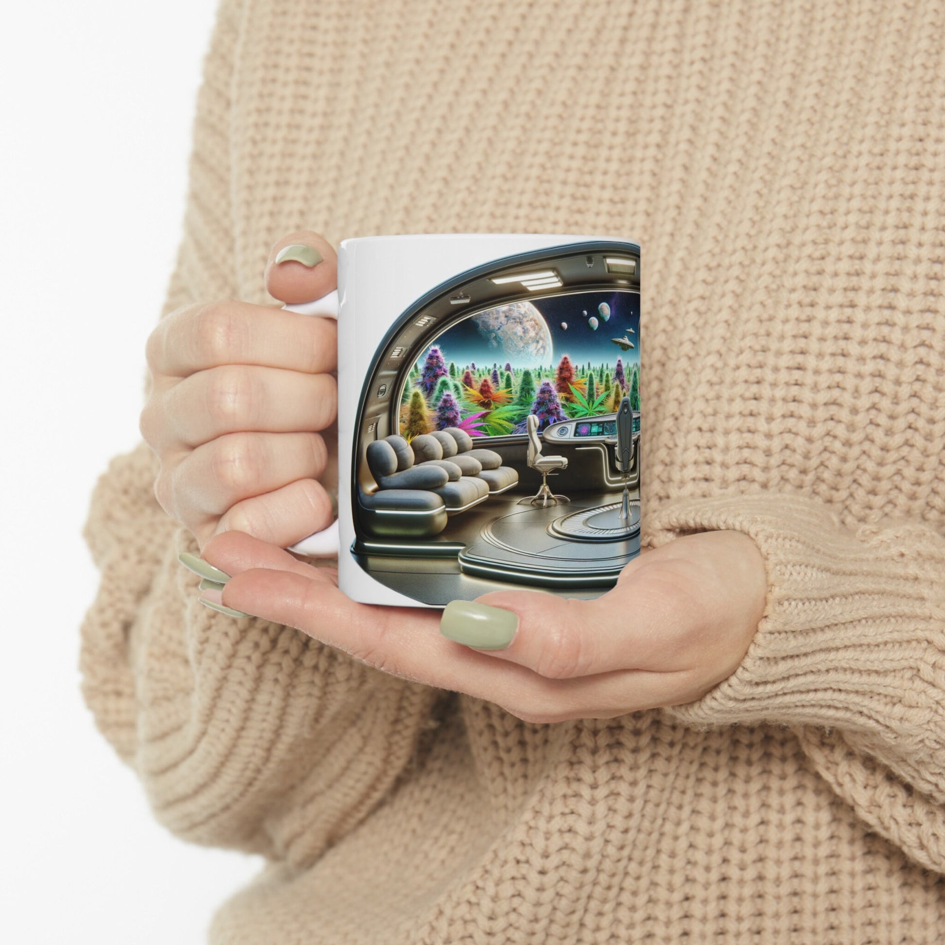 WEED PLANET MUG - Coffee Weed Mug (11oz)