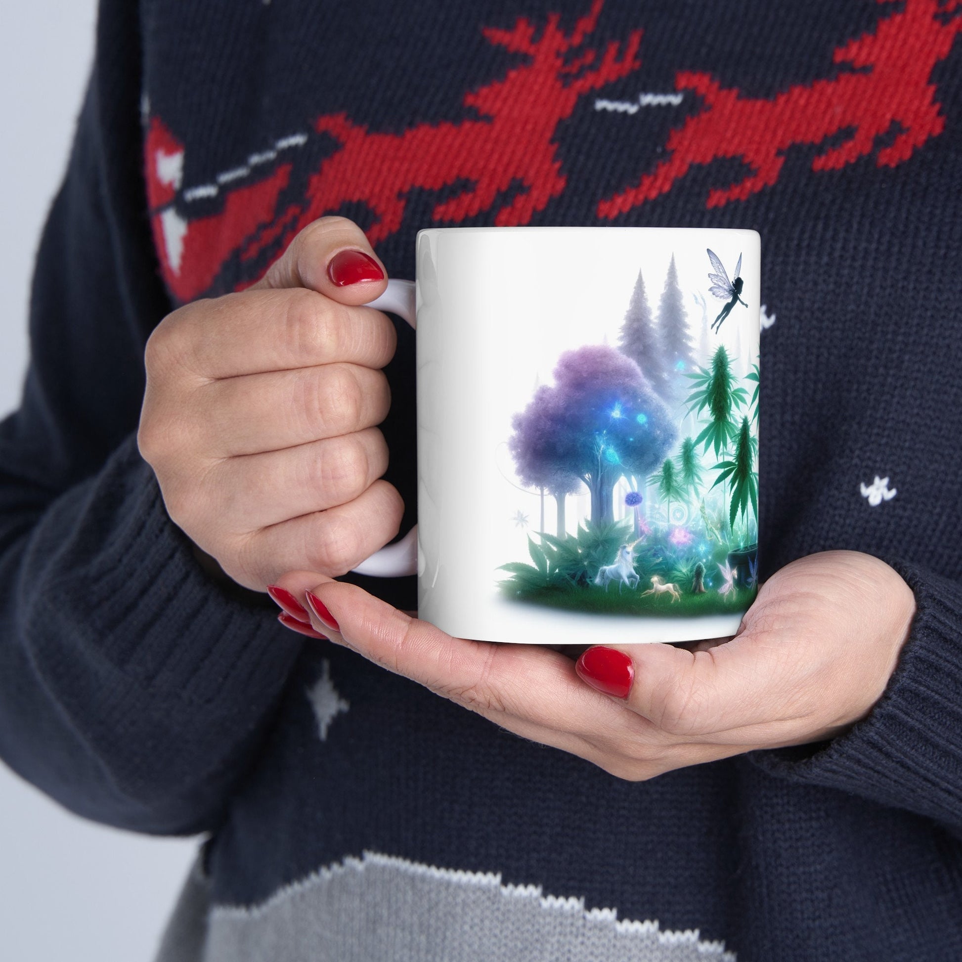 MAGIC WEED SCENE - Coffee Weed Mug (11oz)