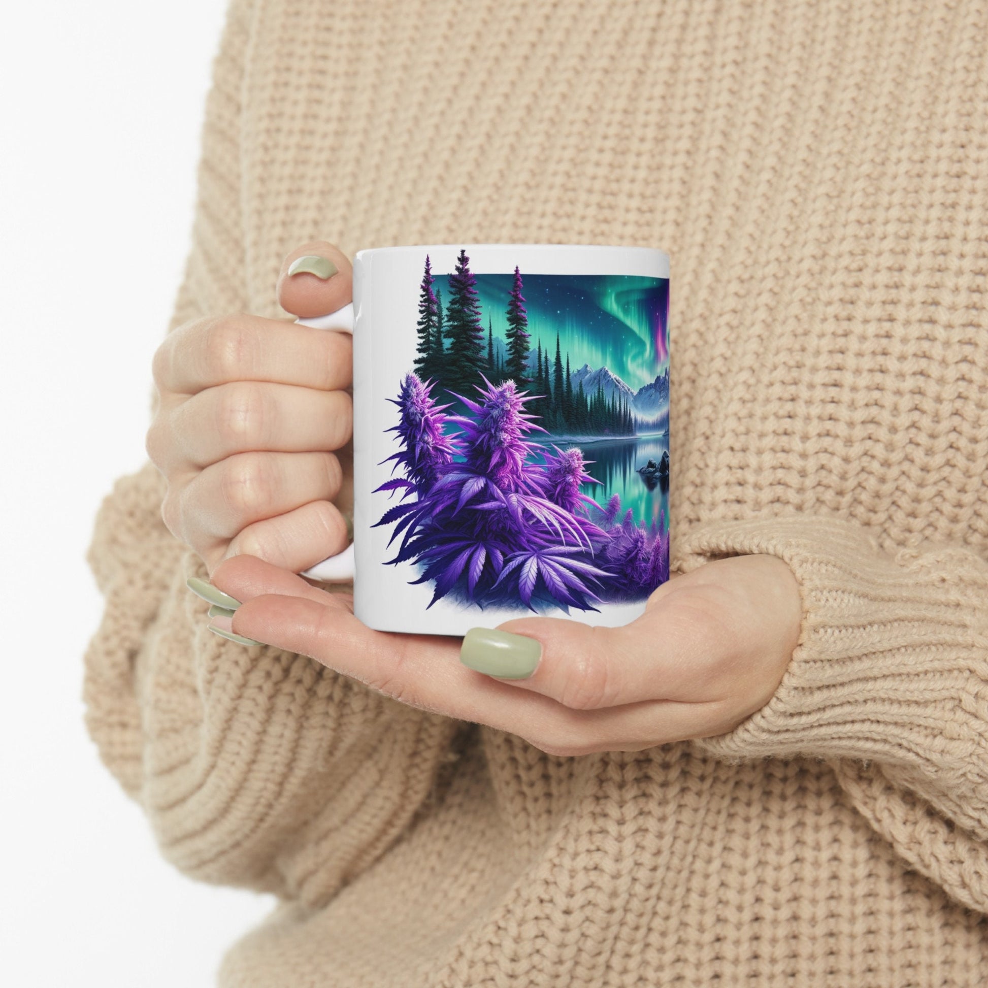 420 NORTHERN LIGHTS - Coffee Weed Mug (11oz)