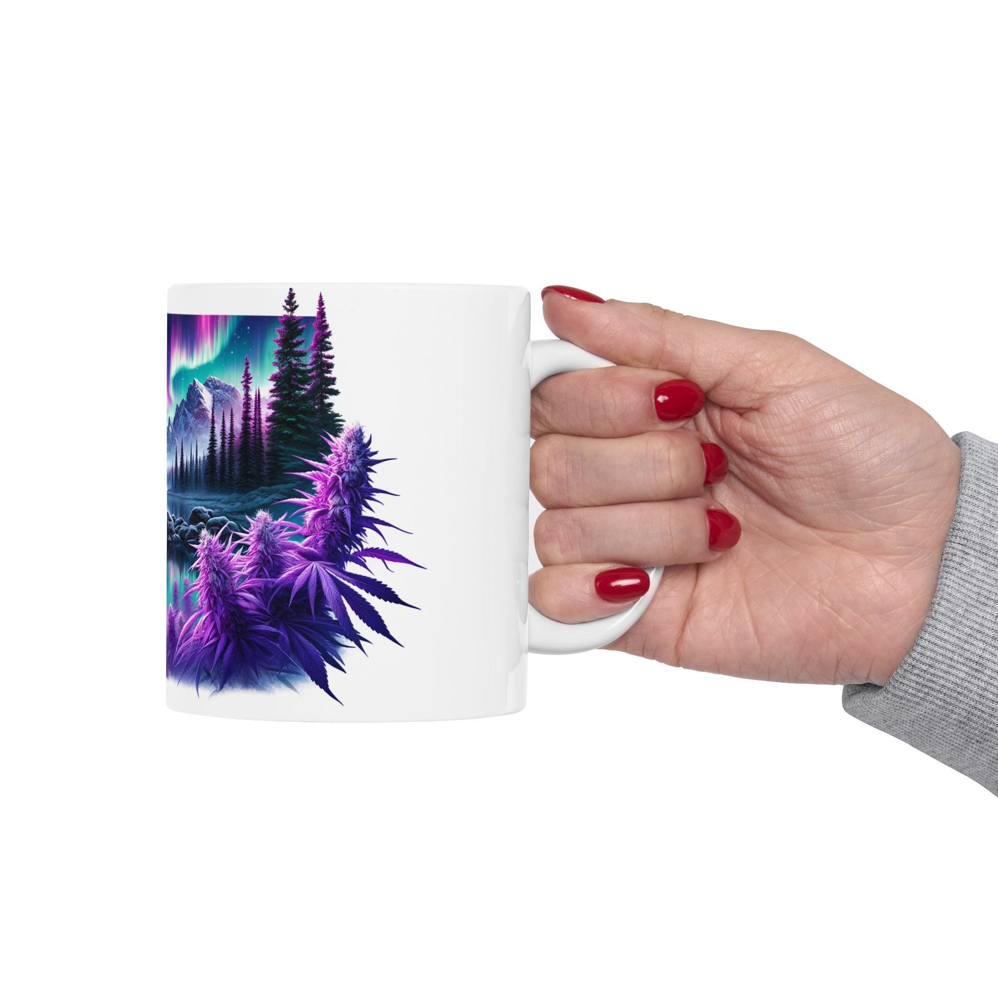 420 NORTHERN LIGHTS - Coffee Weed Mug (11oz)