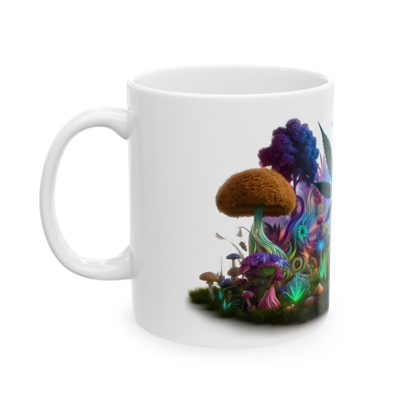 420 SHROOM Meadow - Coffee Weed Mug (11oz)
