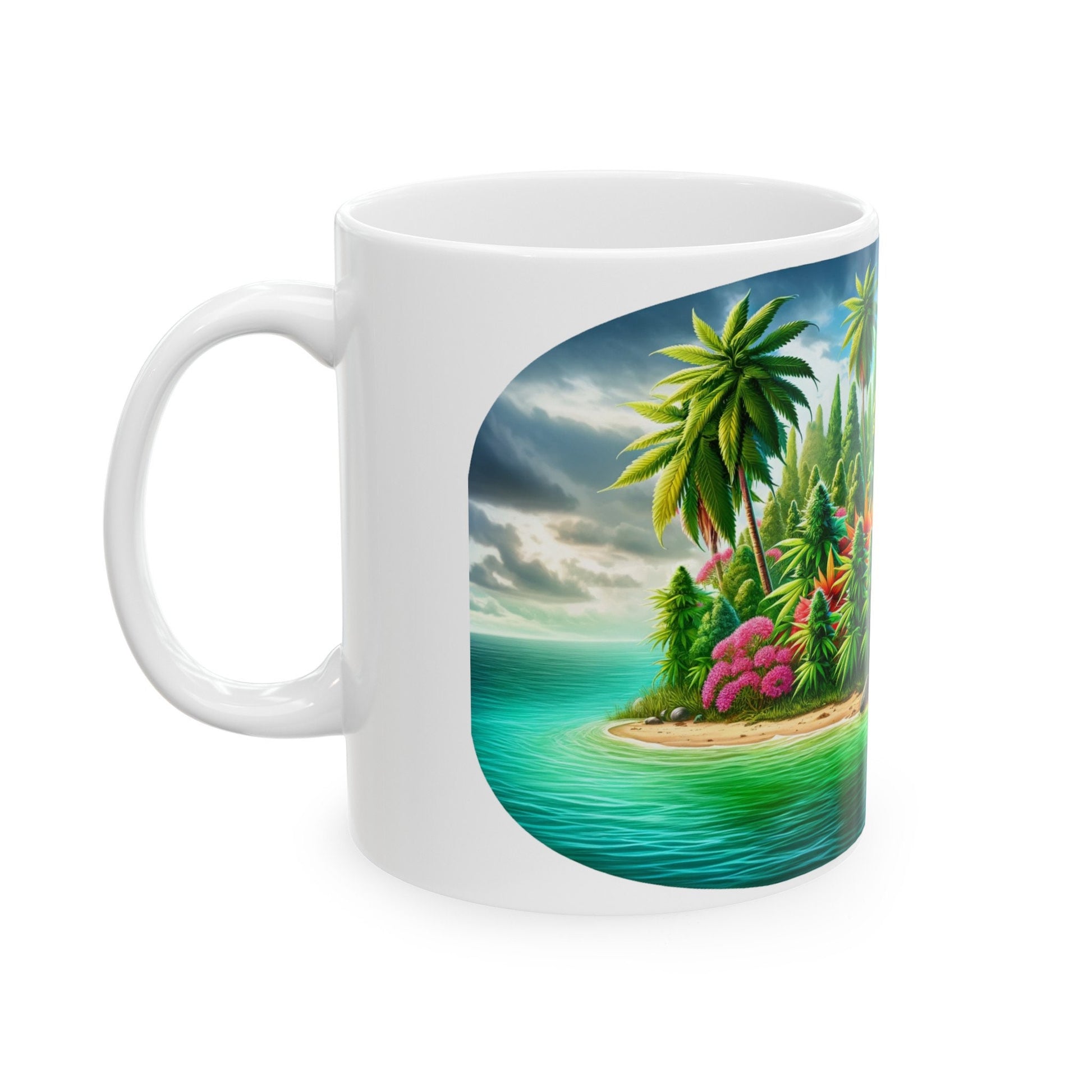 TROPICAL WEED ISLAND - Coffee Weed Mug (11oz)