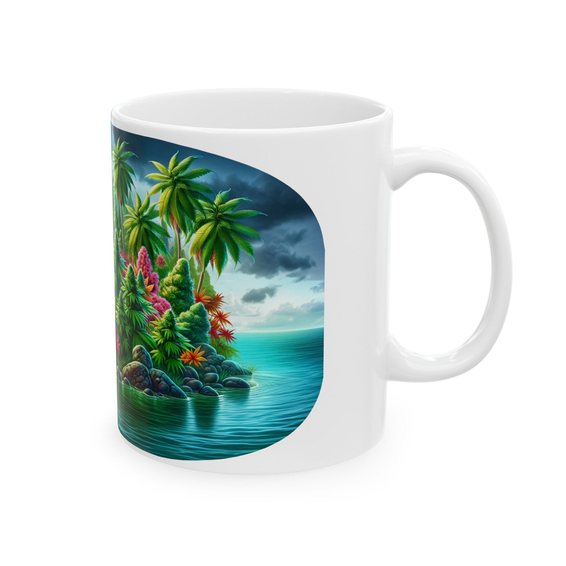 TROPICAL WEED ISLAND - Coffee Weed Mug (11oz)