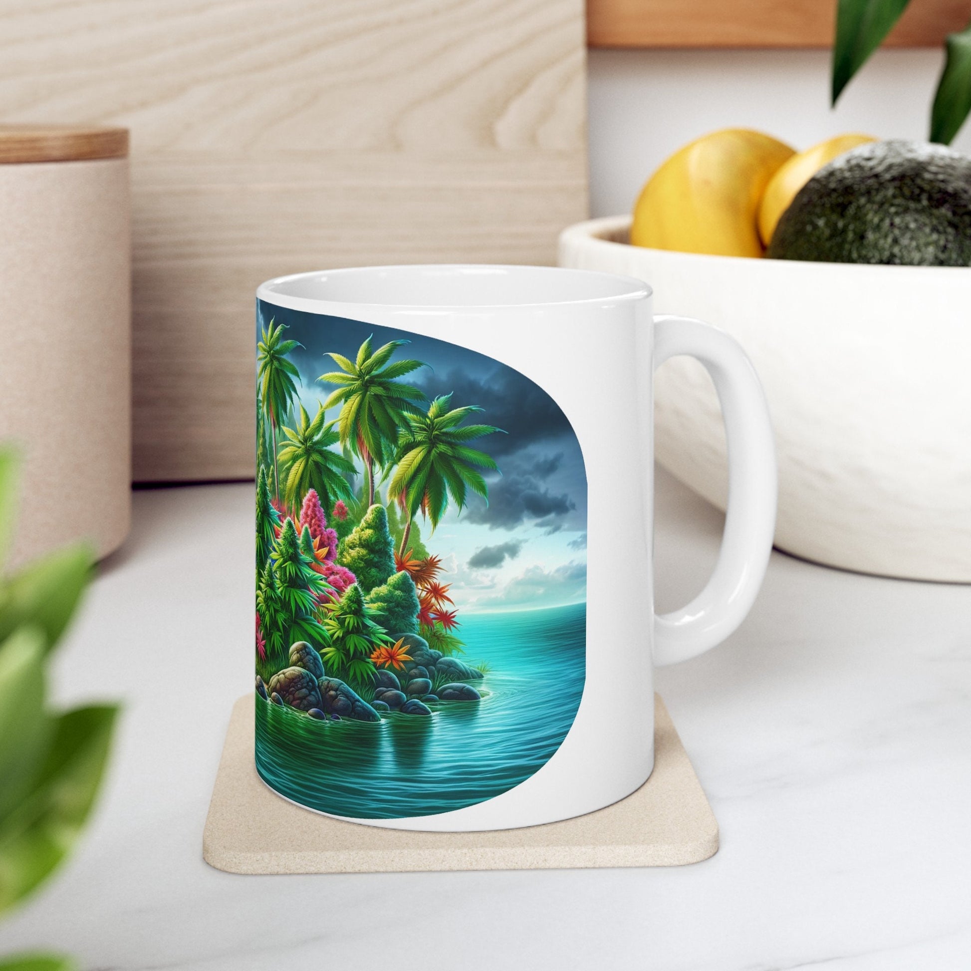 TROPICAL WEED ISLAND - Coffee Weed Mug (11oz)