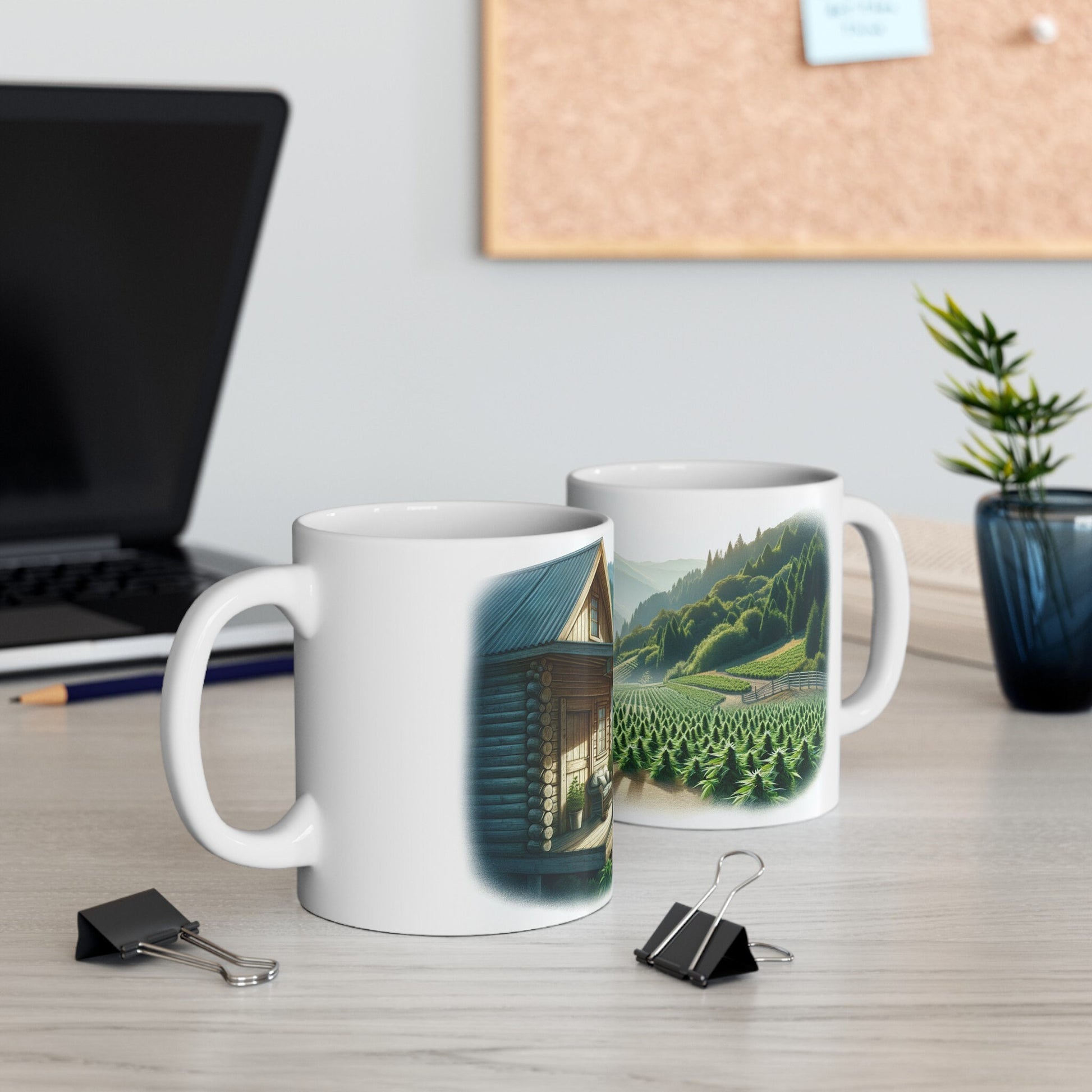 CABIN & WEED FIELD - Coffee Weed Mug (11oz)