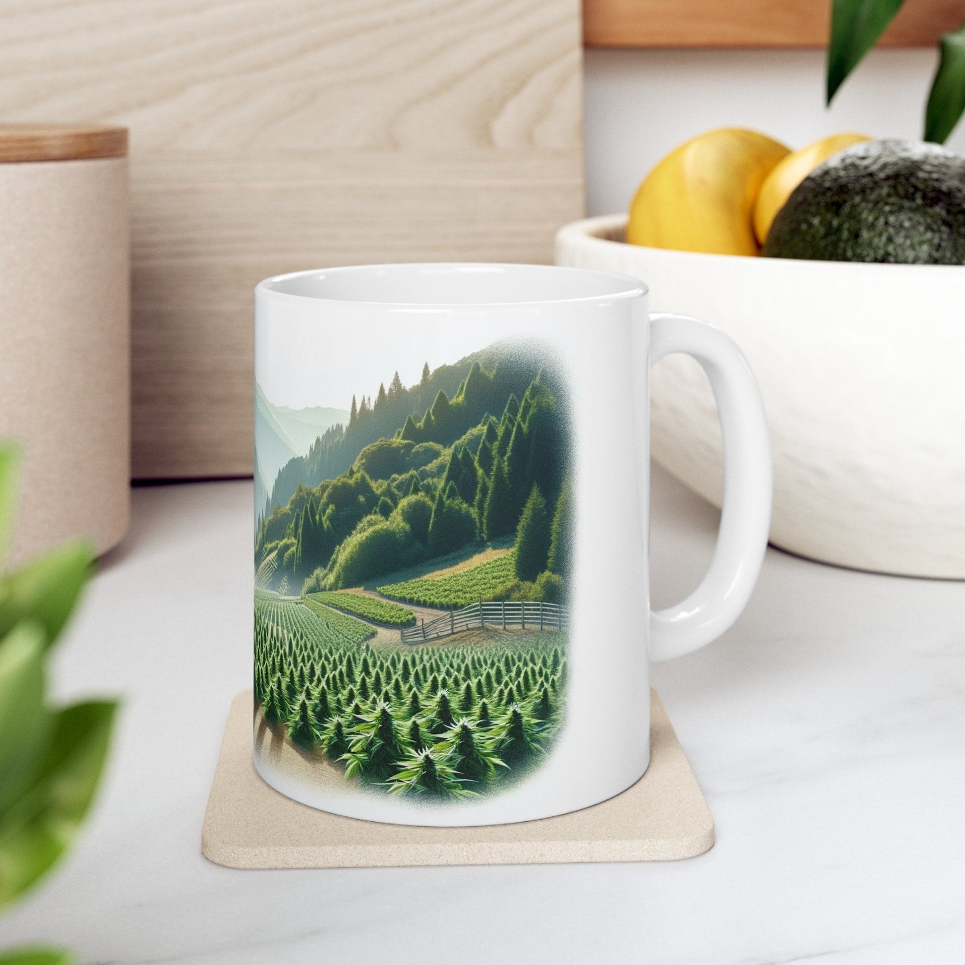 CABIN & WEED FIELD - Coffee Weed Mug (11oz)